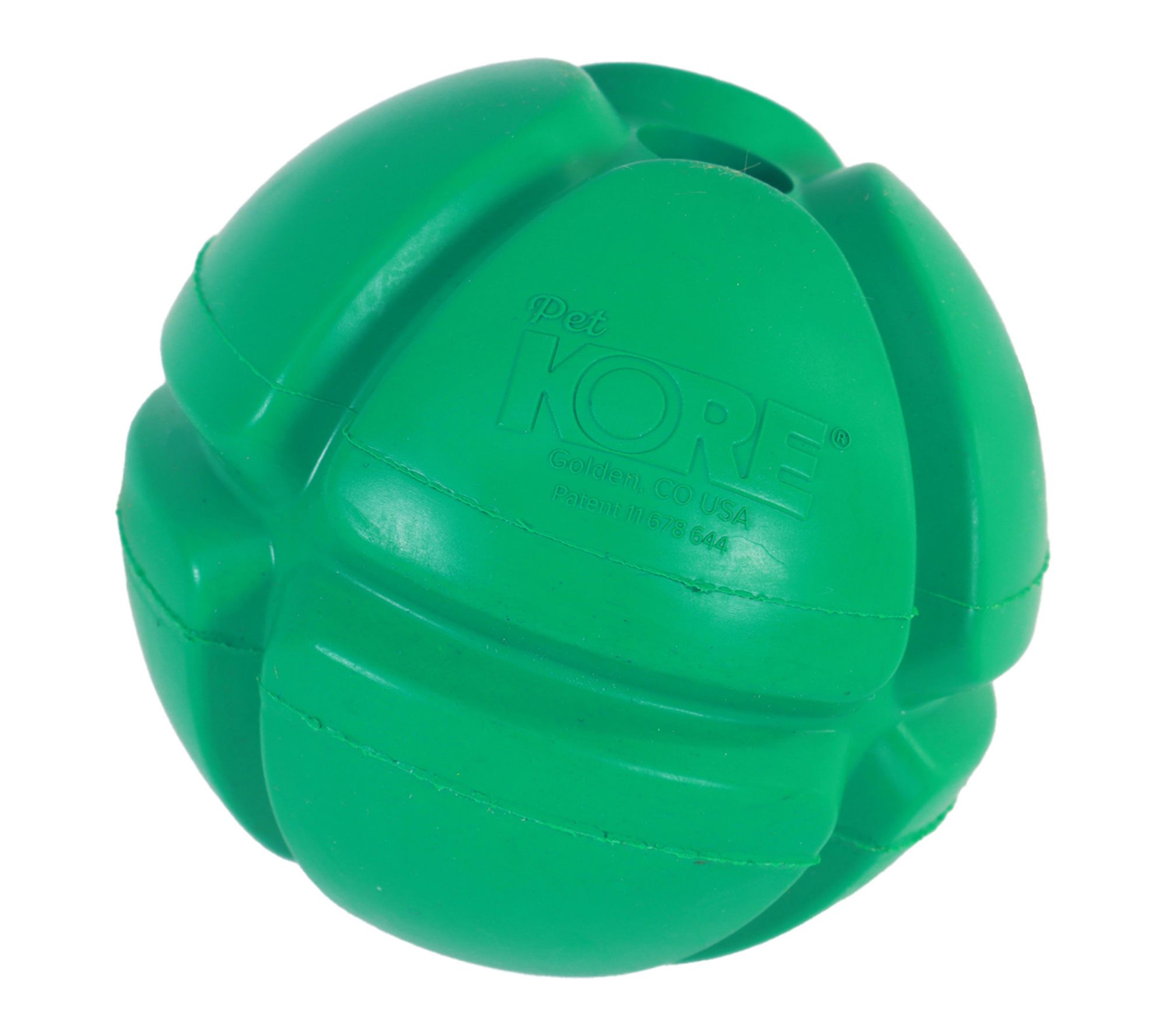 PetKORE FloTex Ball, 3.25" Large Green Dog Toy
