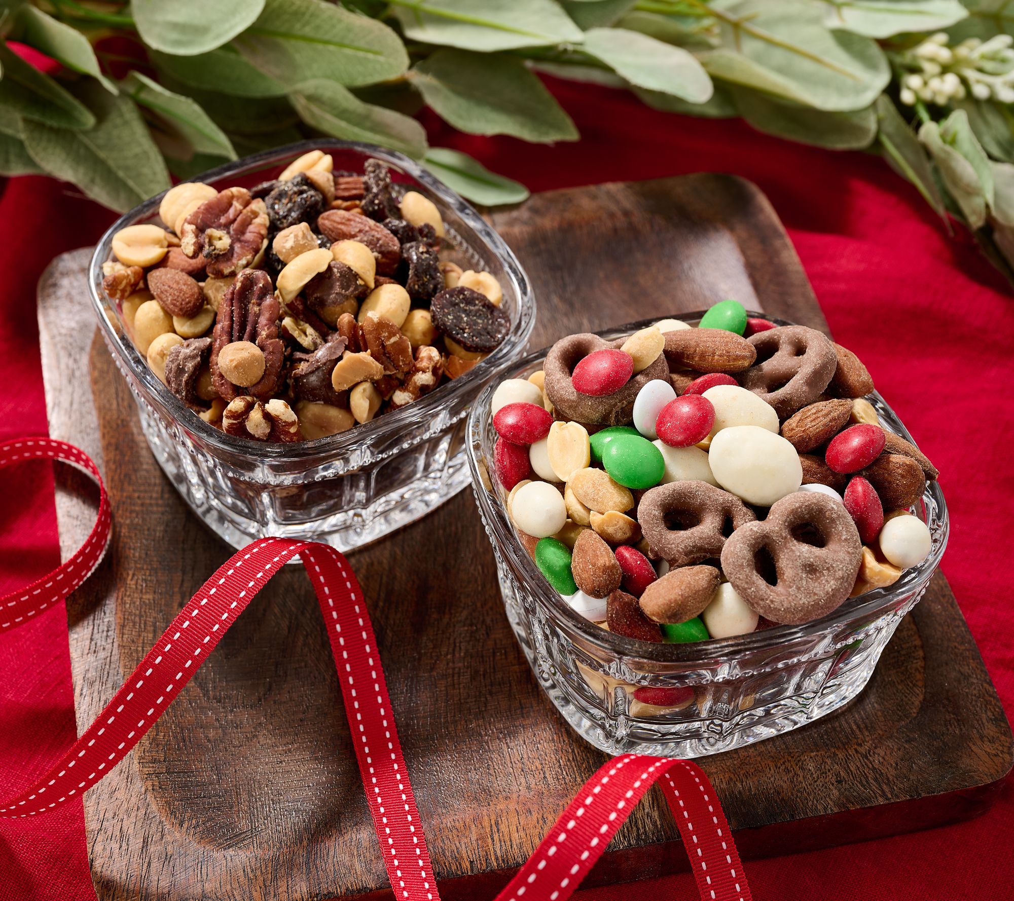 SH12/8 Germack (2) Jar Set 18oz and 16oz Holiday Nut Mixes