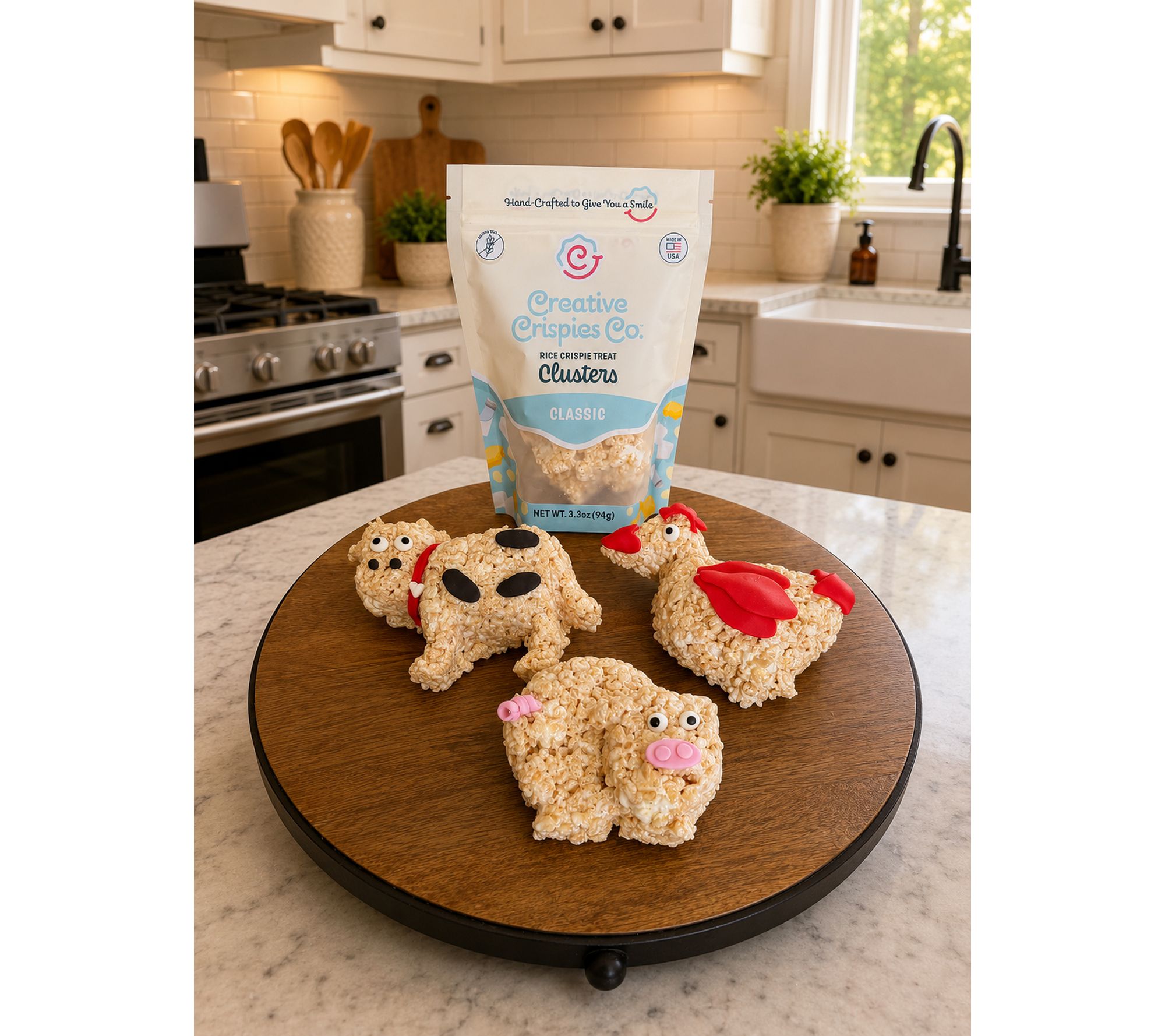 Creative Crispies 4pc Farm Collection Rice Crispie Treats