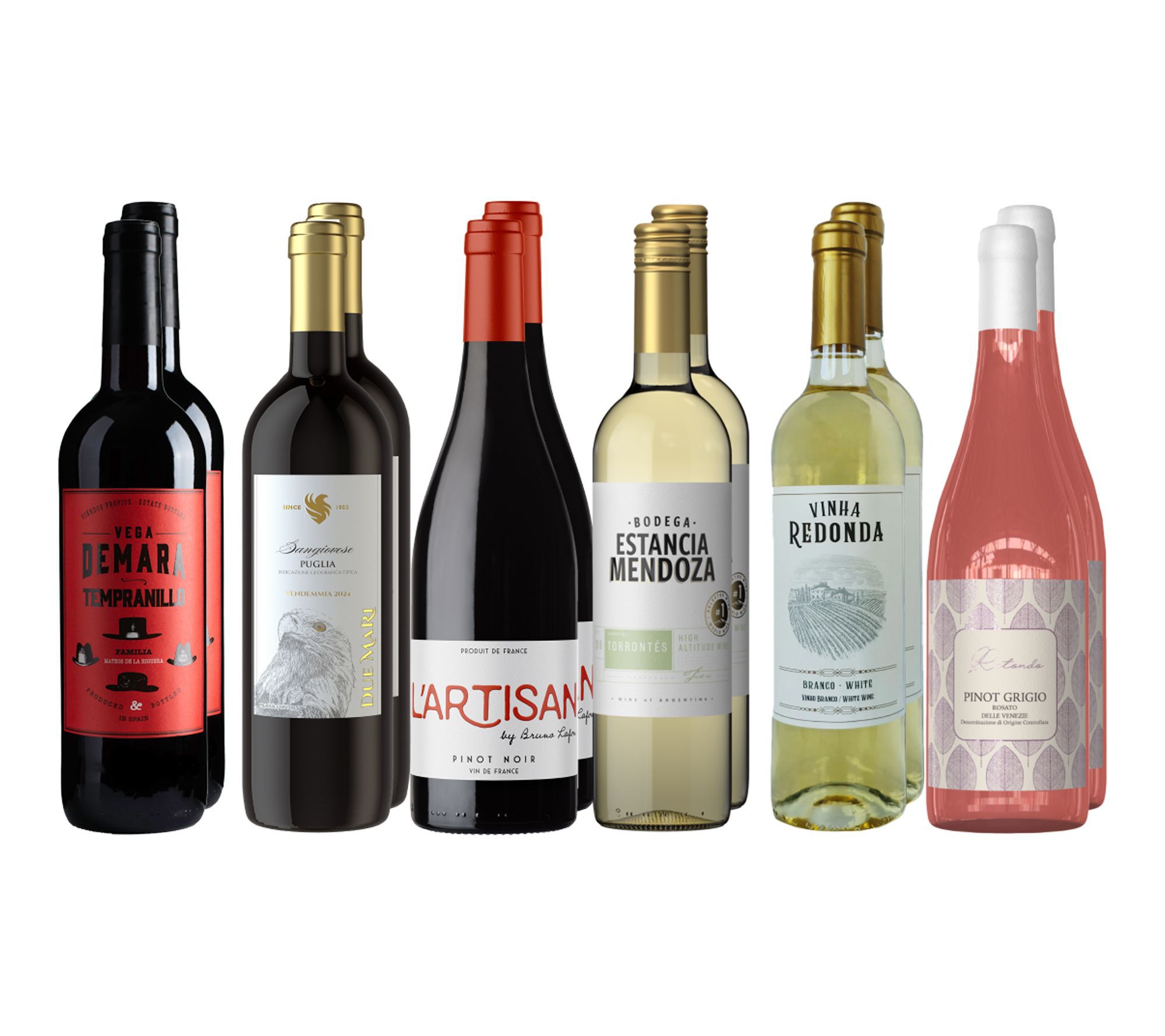 Hemisphere (12) 750ml Btl Happy Hour, Any Hour Wine Collection
