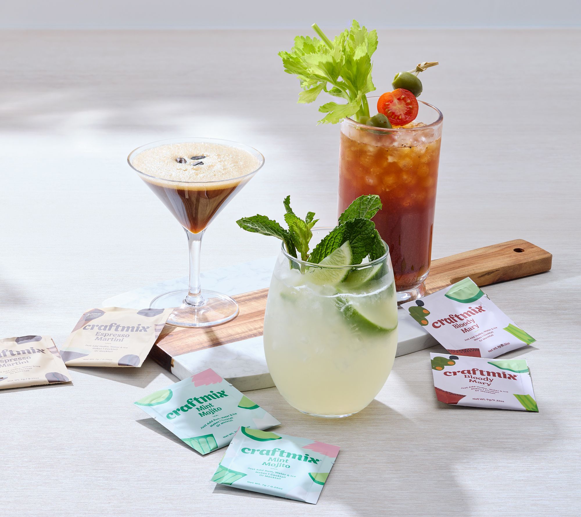 Craftmix 18-count Instant Craft Cocktail Mixers Brunch Faves