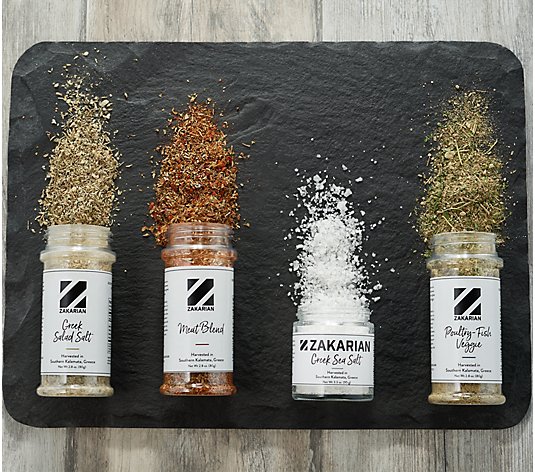 Geoffrey Zakarian Set of (4) Signature Spice and Sea Salt