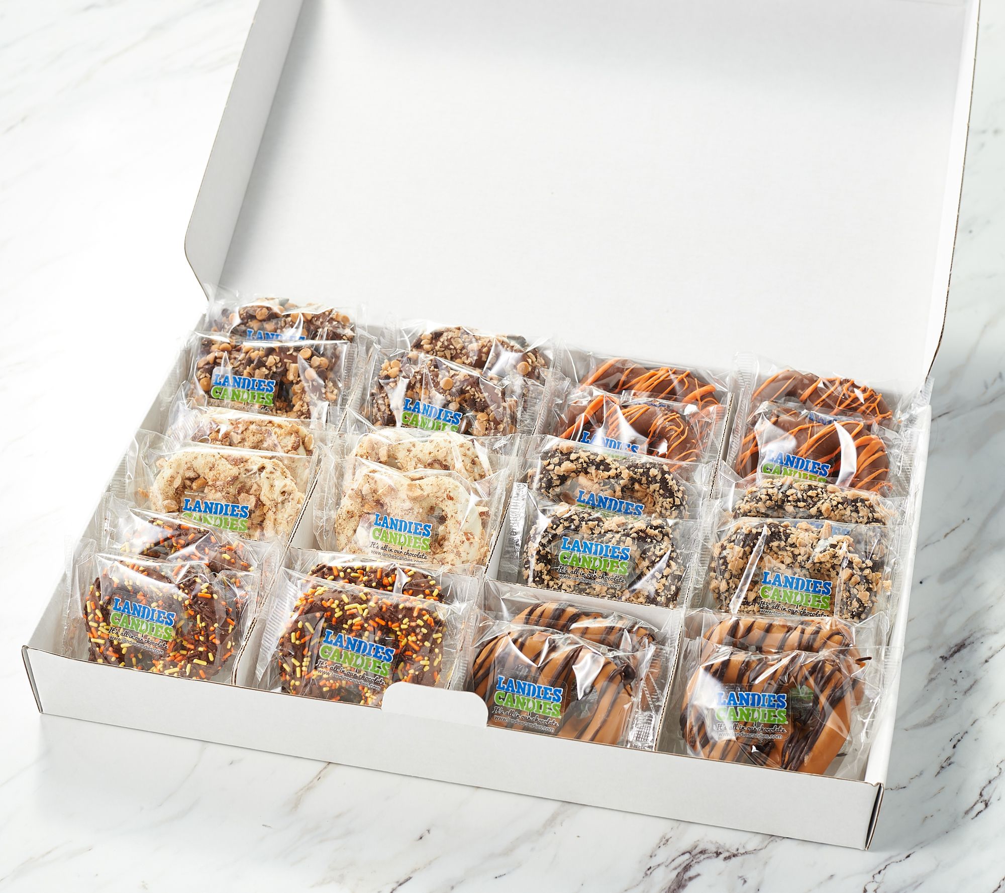 Landies Candies 24-Piece Chocolate Harvest Pretzels - QVC.com