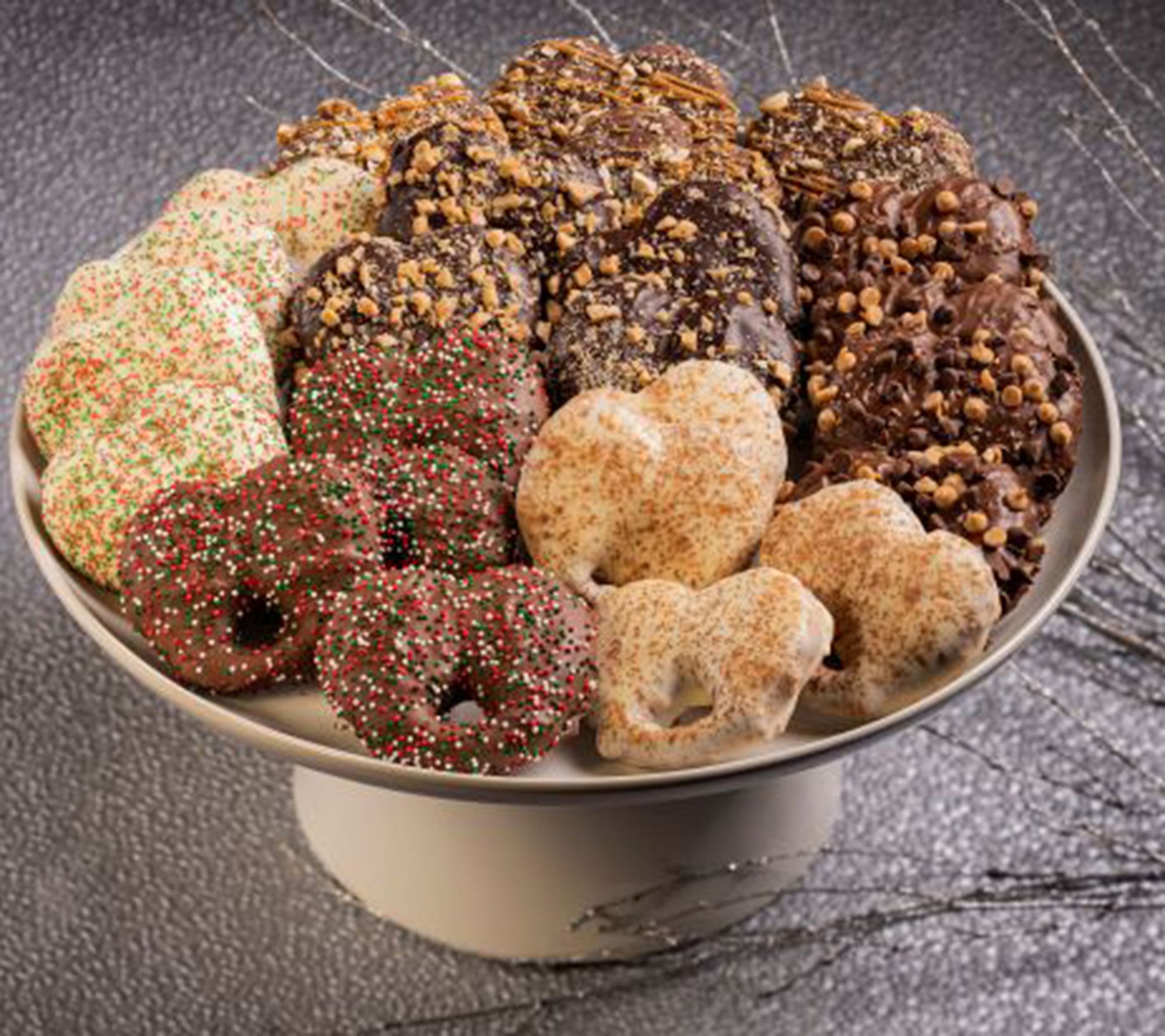 Landies Candies 24-Piece Stuffed Pretzel Winter Collection - QVC.com