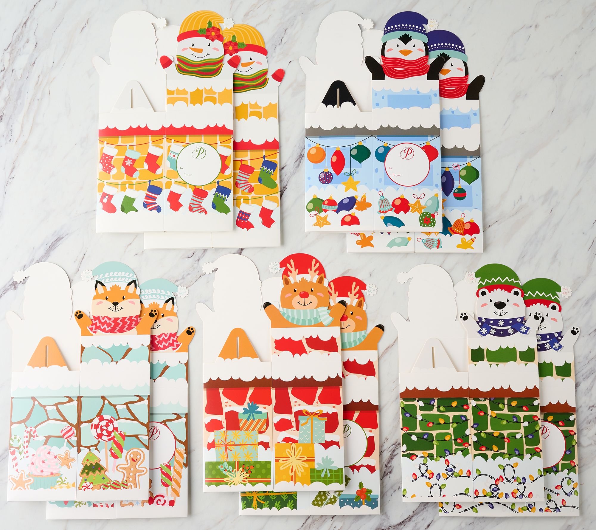 Mrs.Prindable's 10Piece Large Holiday Apples w/ Gift Boxes Box