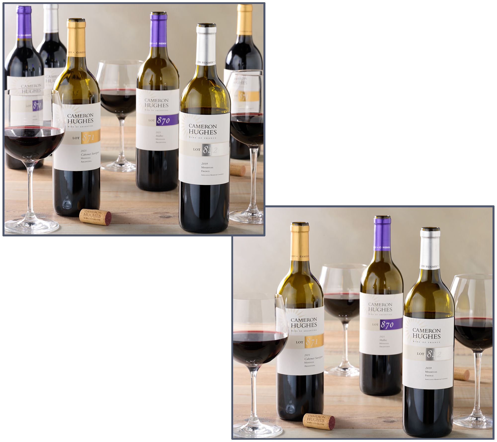 Vintage Wine Estates Red Wine Lover 3 or 12 Bottle Wine Set