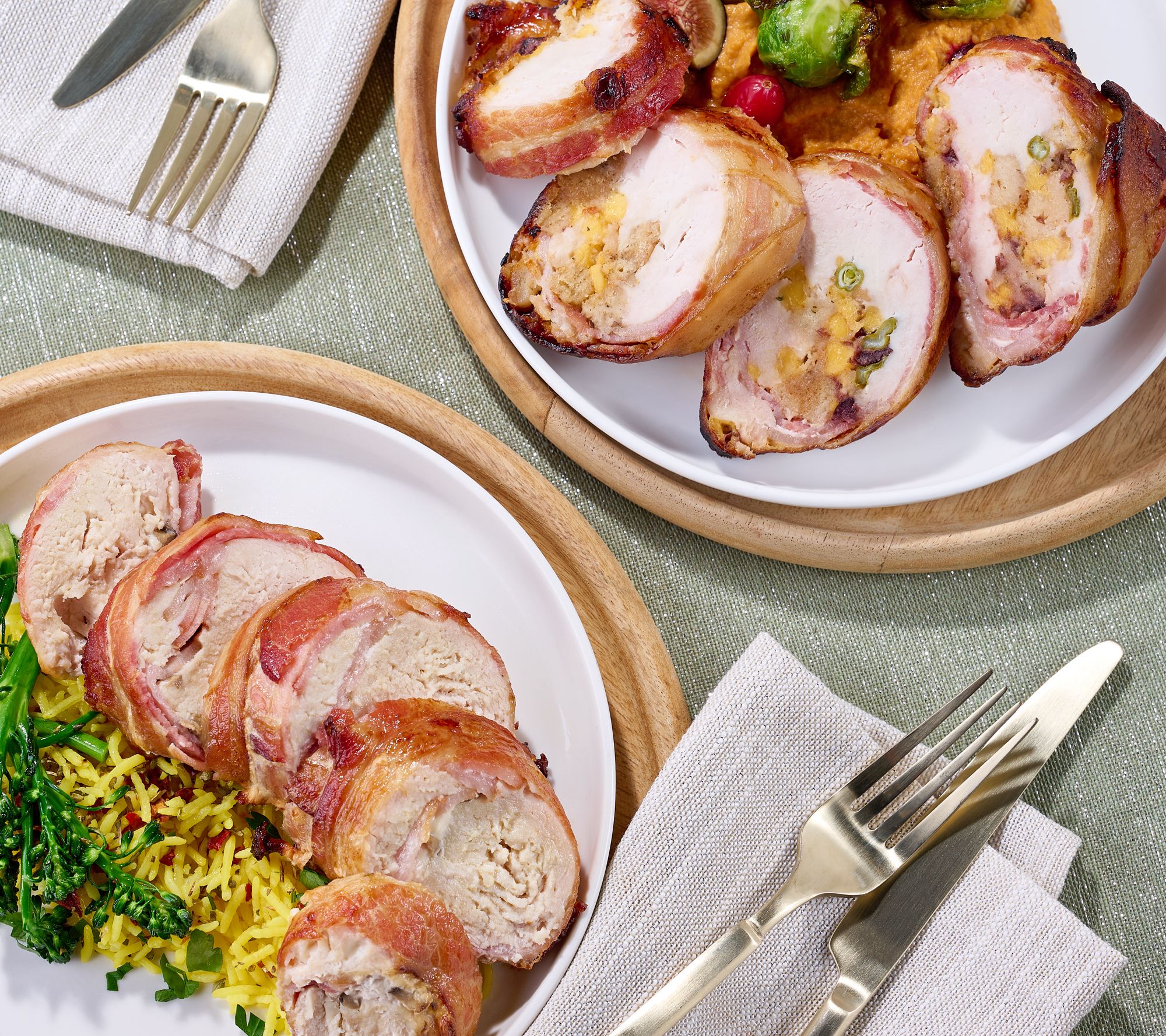 Family Farms (8) 14-oz Bacon Wrapped Stuffed Chicken Breasts