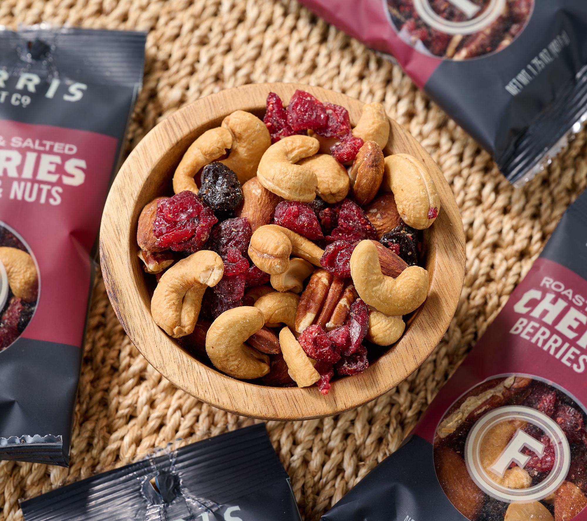 Ferris Nut Co. (12) Grab & Go Bags Fruit & Nut Snack Mix