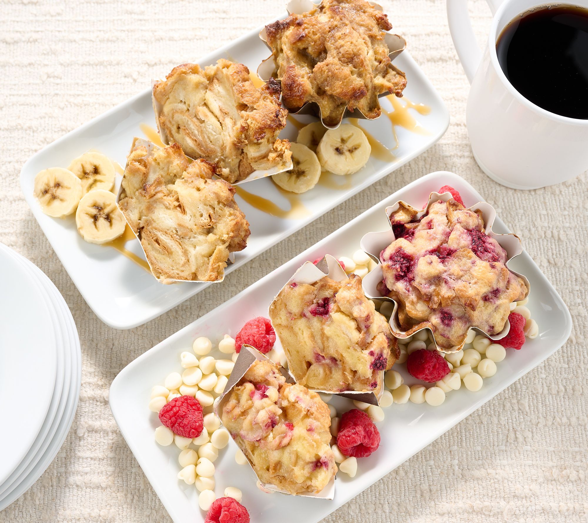 SH11/9 Cafe CaNole (8) 4.4oz Flavored Bread Pudding