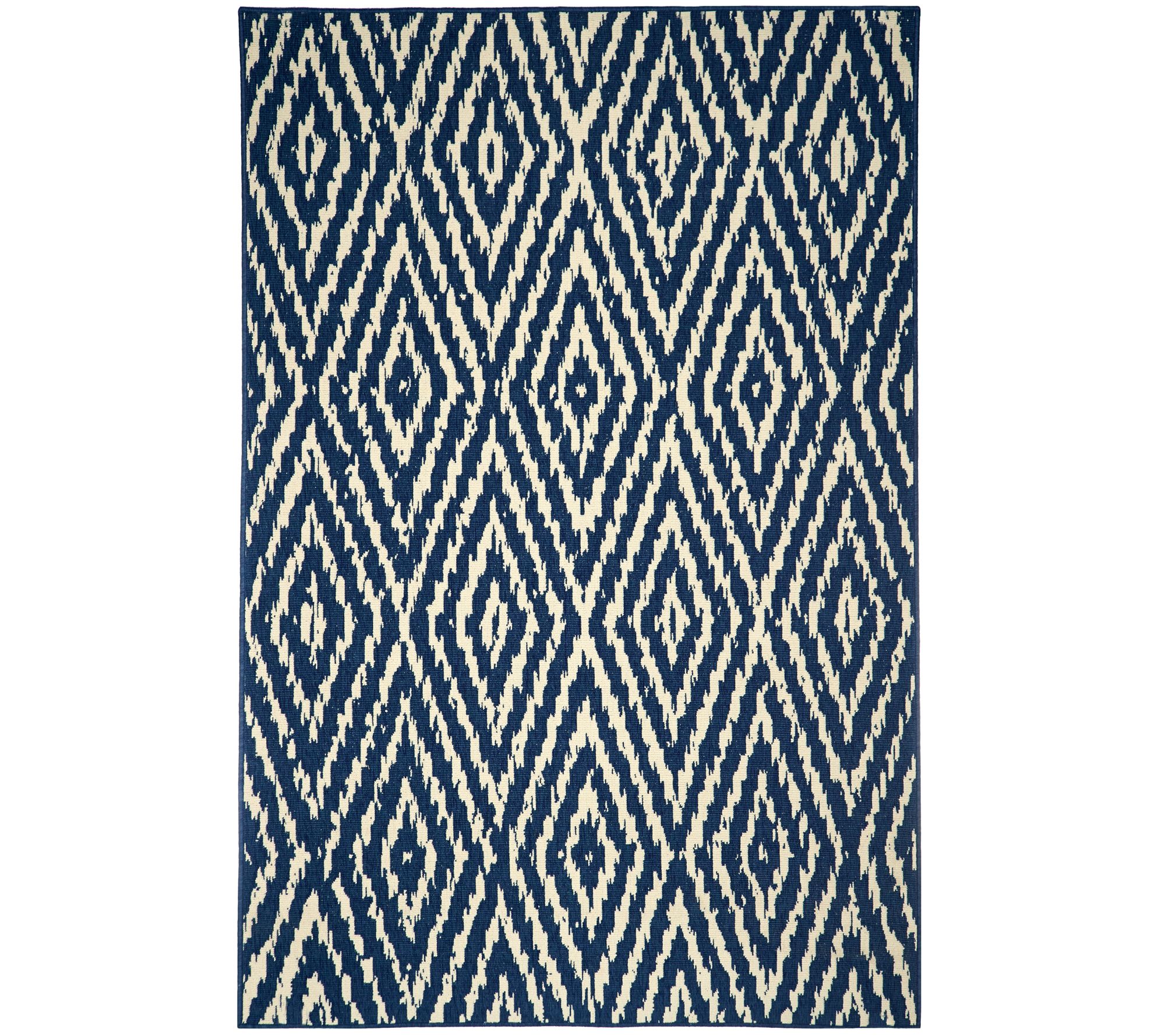 Scott Living 5x7 Diamond Back Indoor/Outdoor Rug - QVC.com
