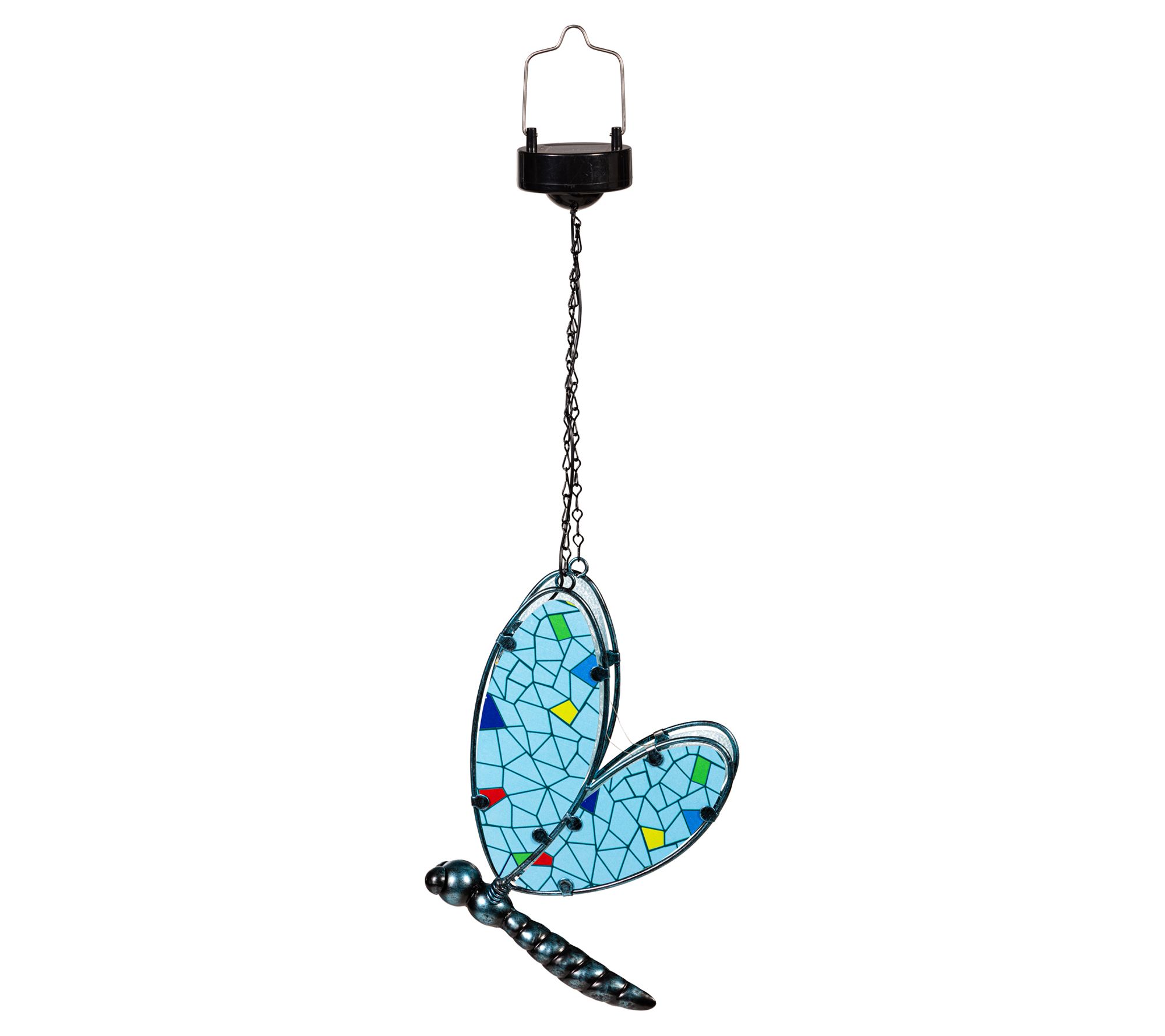 "As Is" Plow & Hearth Solar Glass Mosaic- Style Hanging Critter