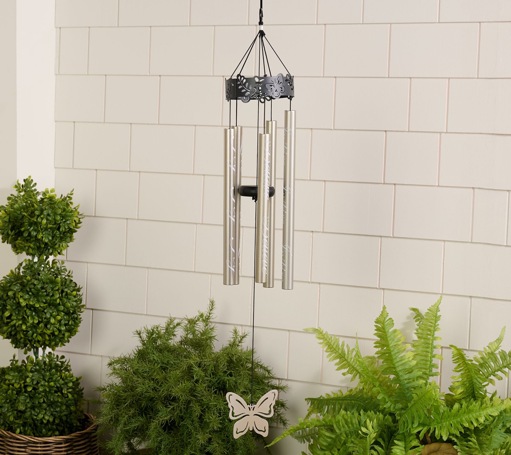 Home 2 Garden 36" 5-Bell Inspirational Hand Tuned Wind Chime