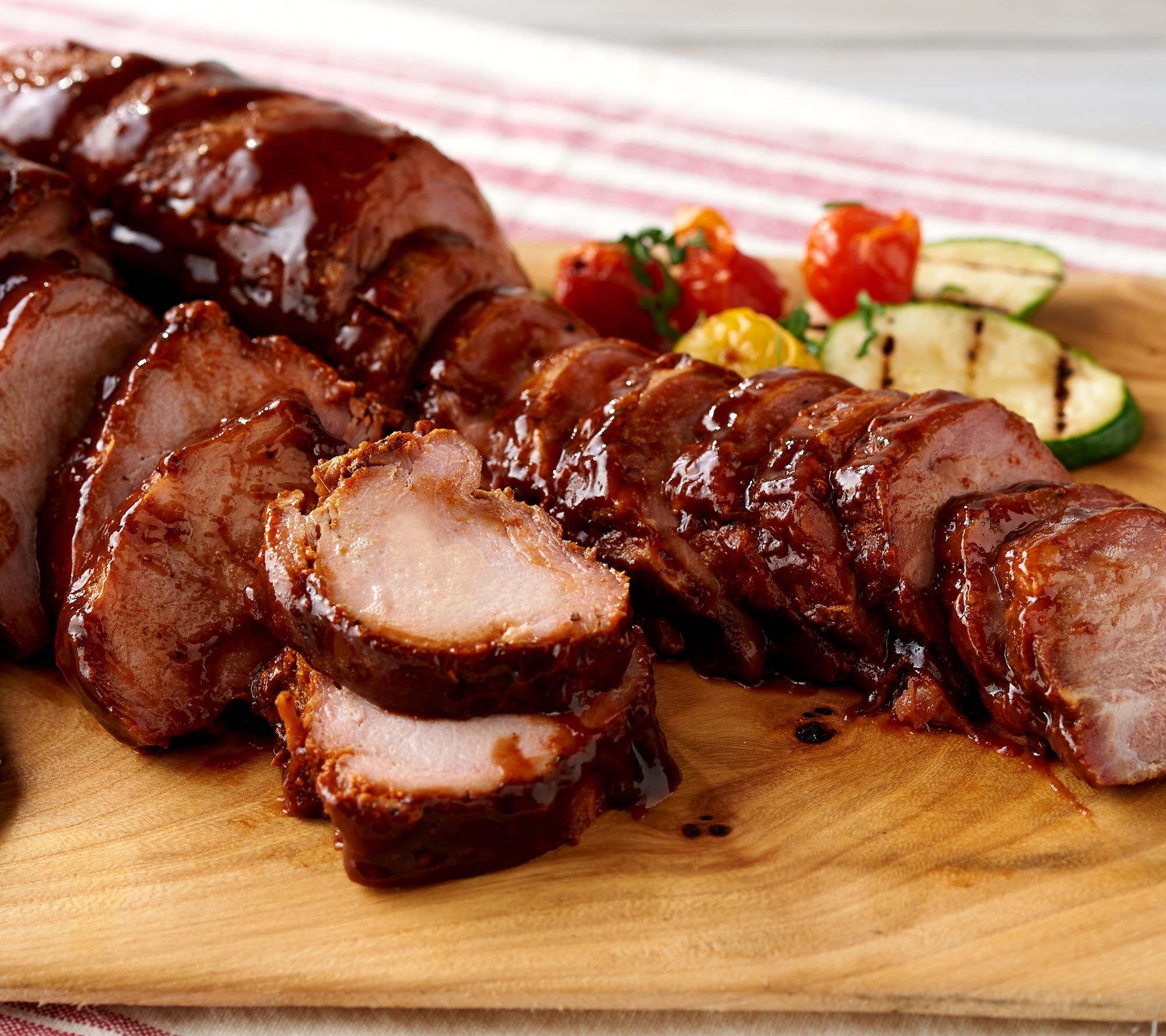 Corky's (6) 1.5-lb BBQ Pork Tenderloins with Sauce - QVC.com