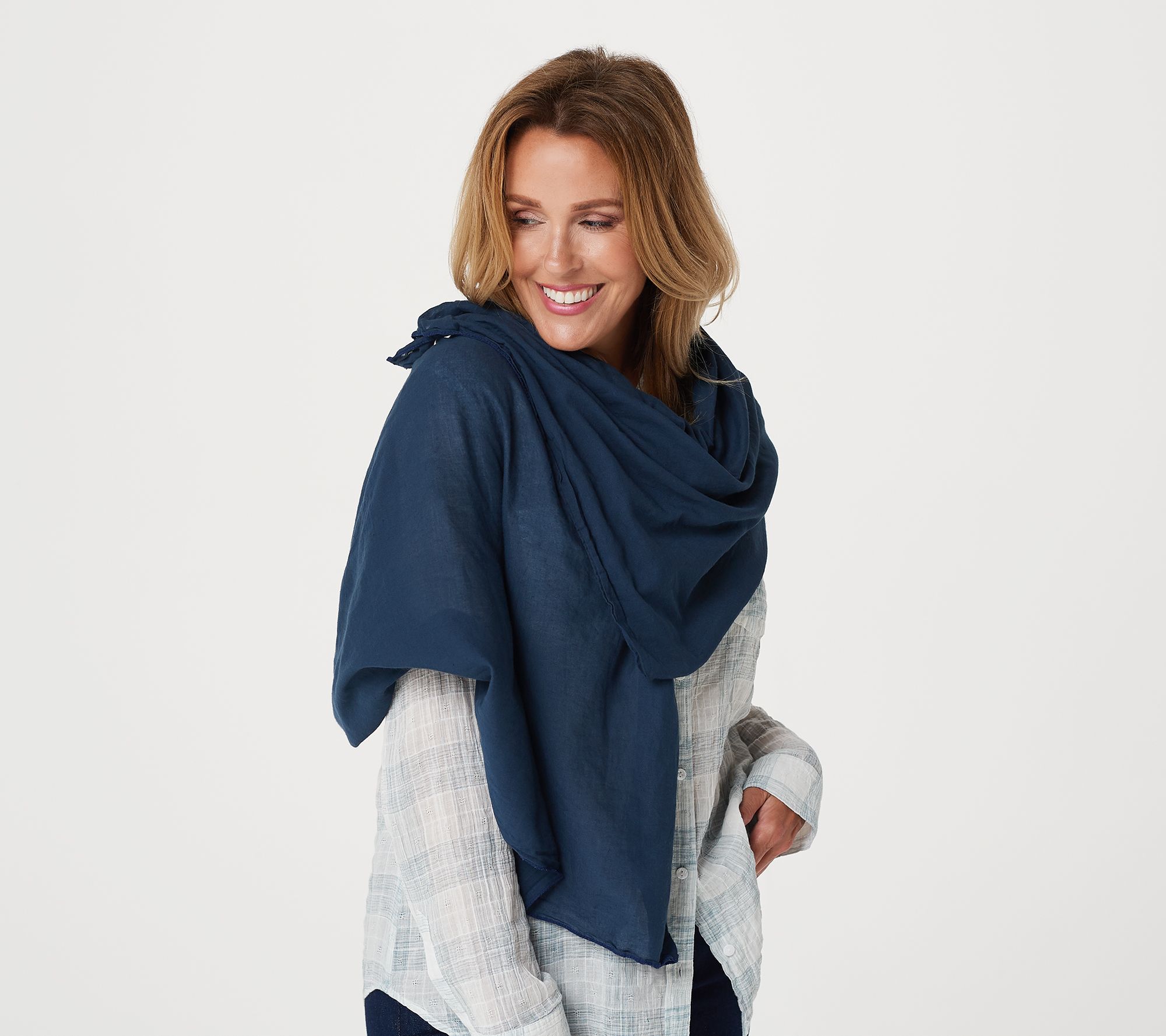 Barbara King Insect Repelling Scarf with Insect Shield - QVC.com