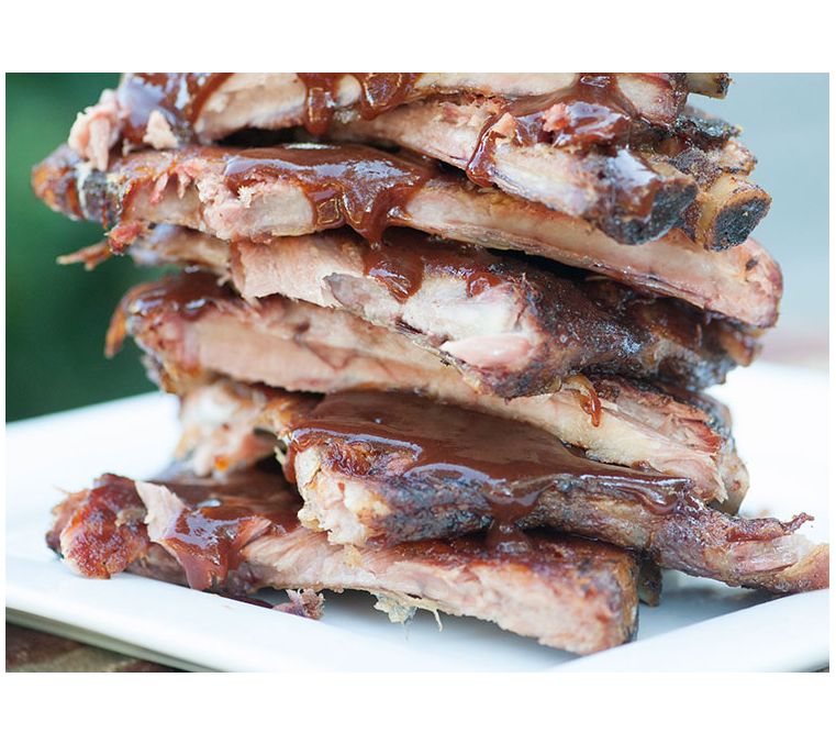 Corky's BBQ (10) 2lb Ribs with BBQ Sauce and S easoning