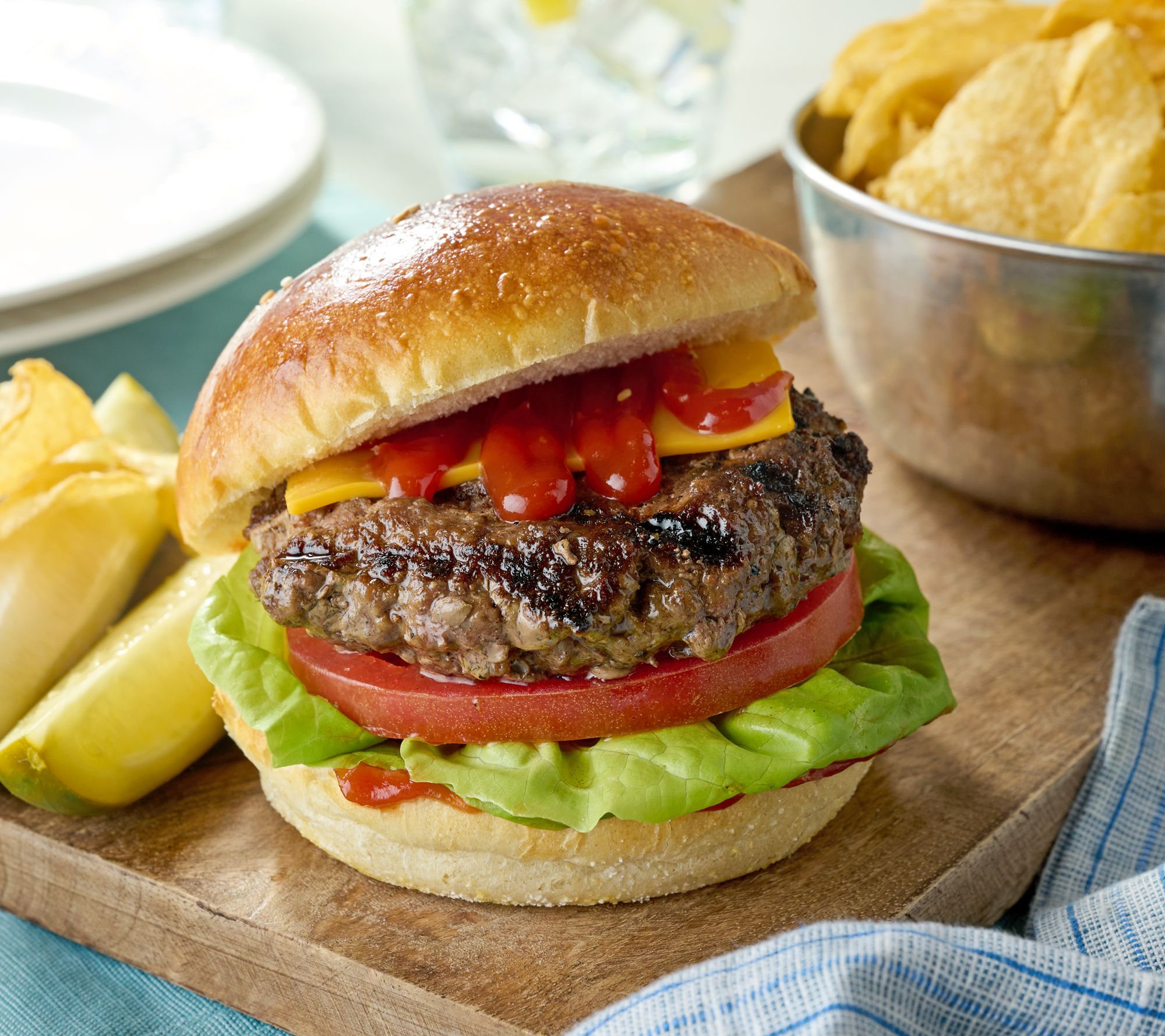 SH6/23 Rastelli's (14) 5.33-oz Wagyu Kobe-Style Beef Burgers