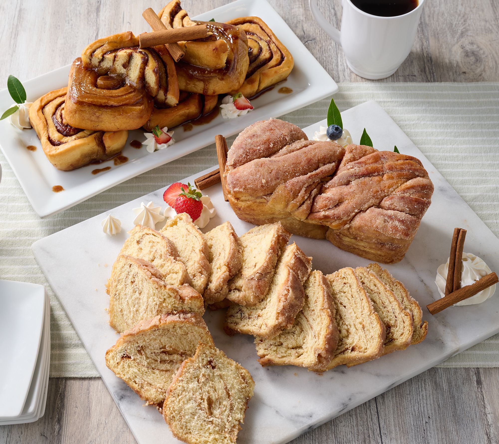 SH2/9 Jimmy the Baker (2) 1lb Cinnamon Bread & (7) 5.25oz Sticky Buns