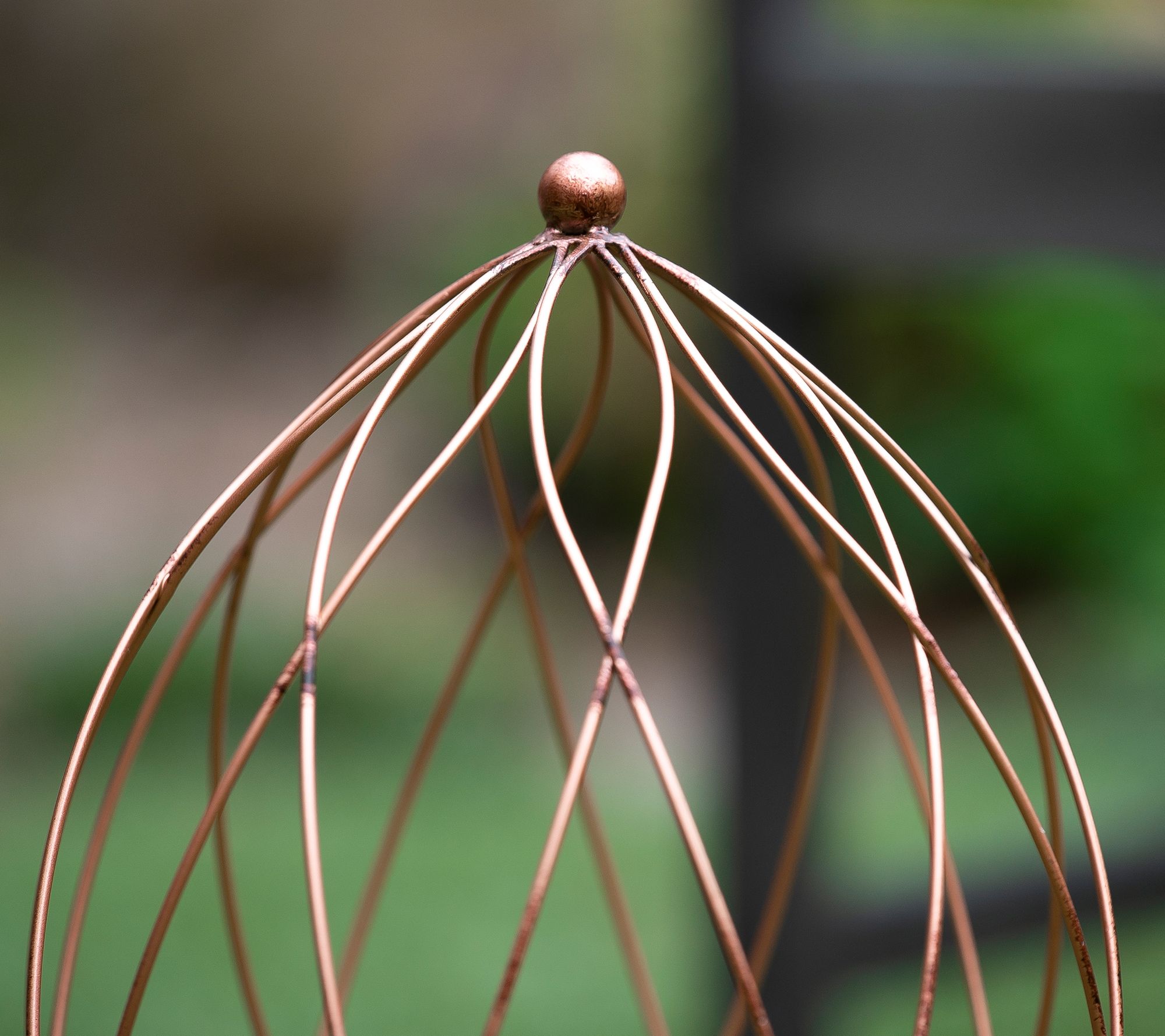 17" Egg Trellis with Stakes by Linda Vater