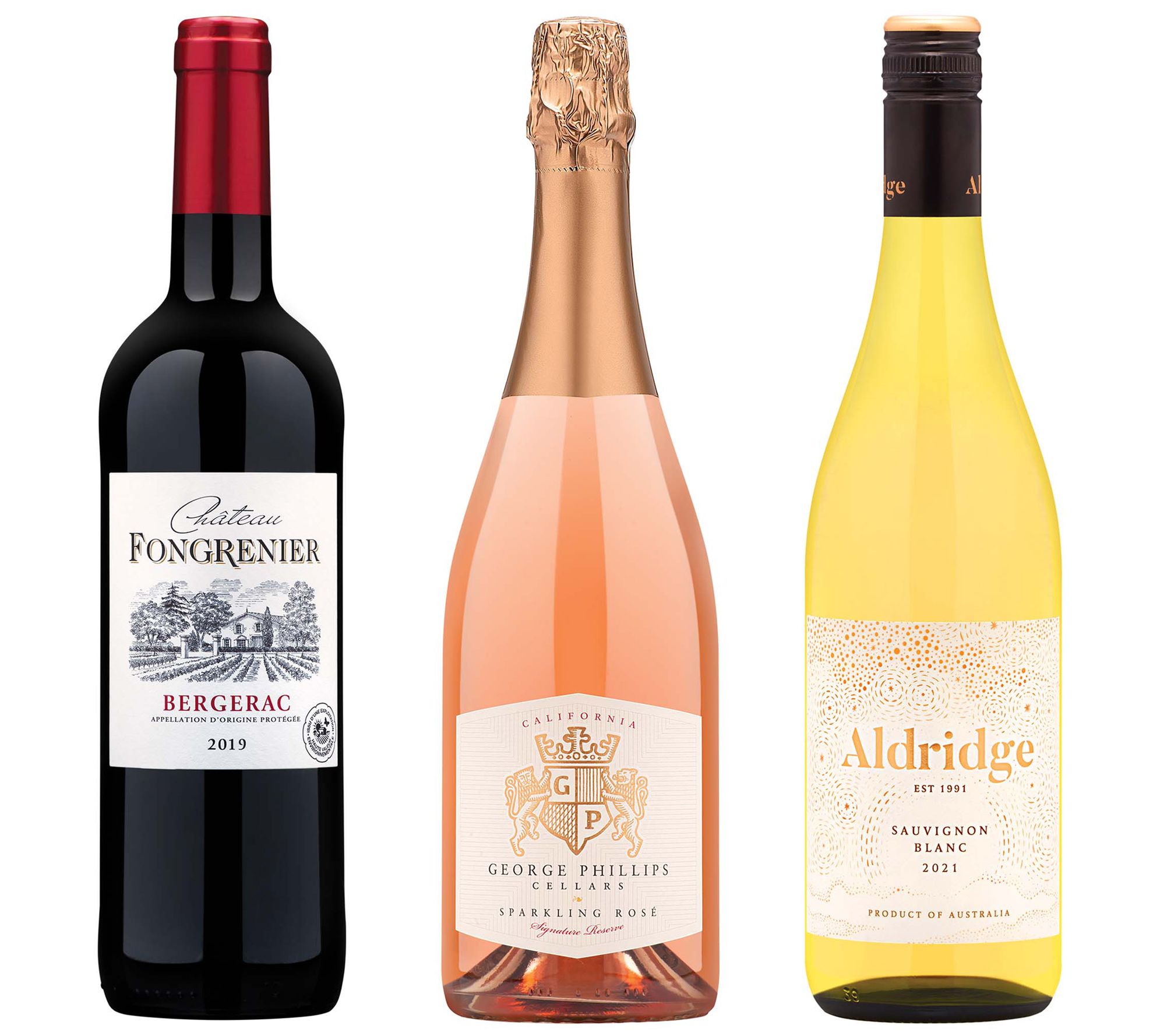 Geoffrey Zakarian 3Bottle 750ml Wine Set