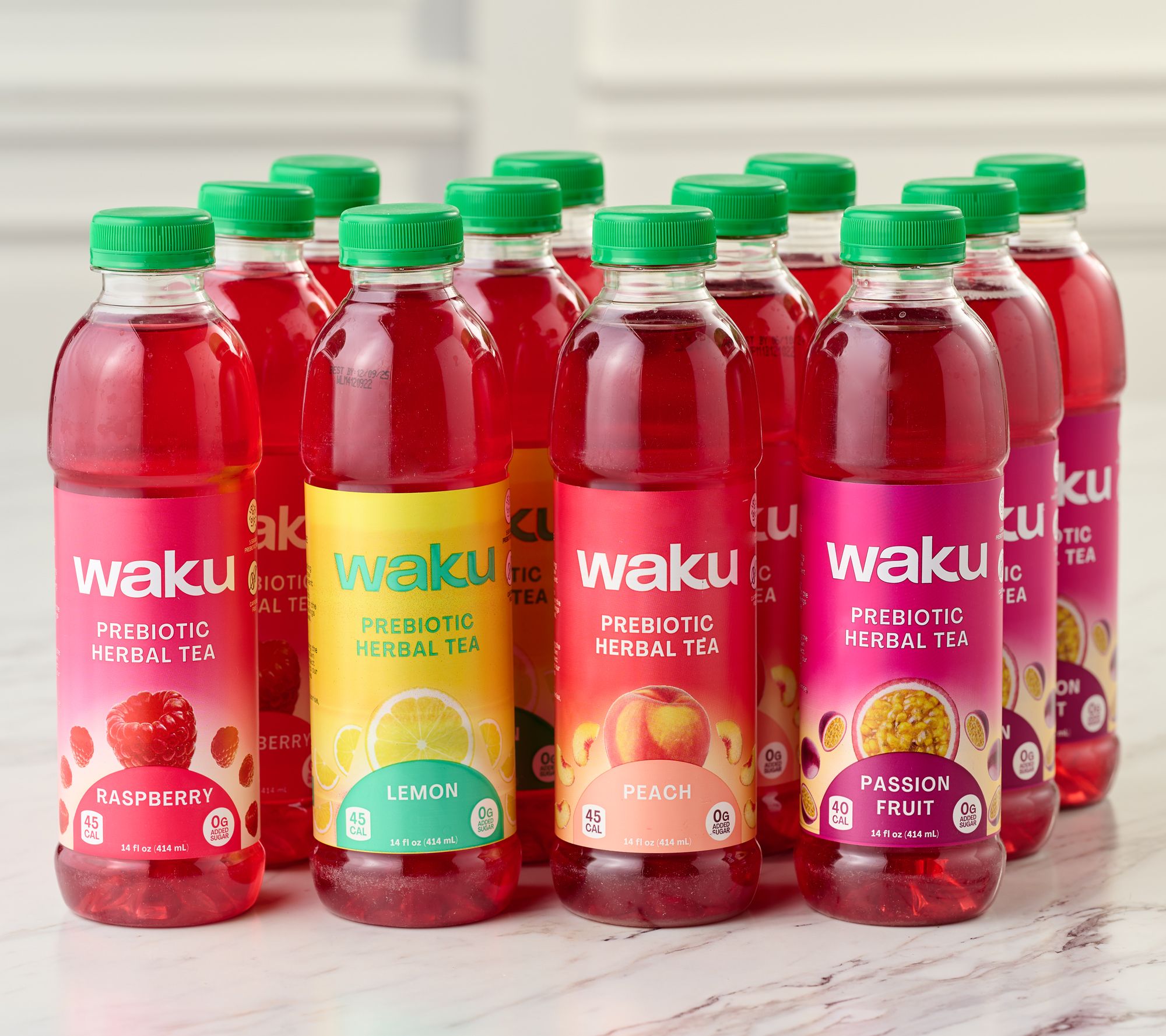 Waku Peach  Prebiotic Herbal Tea - Waku