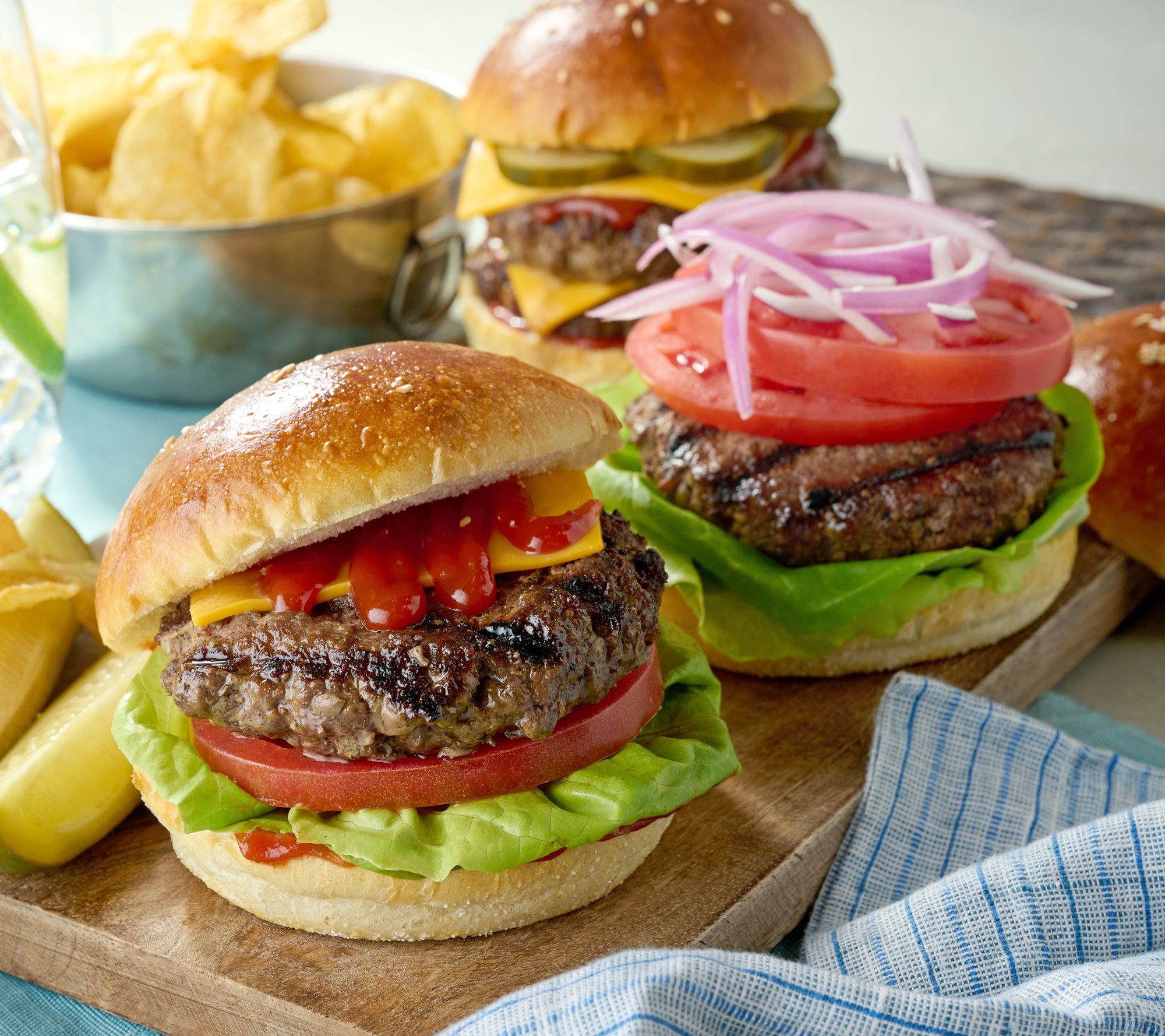 SH6/23 Rastelli's (28) 5.33-oz Wagyu Kobe-Style Beef Burgers