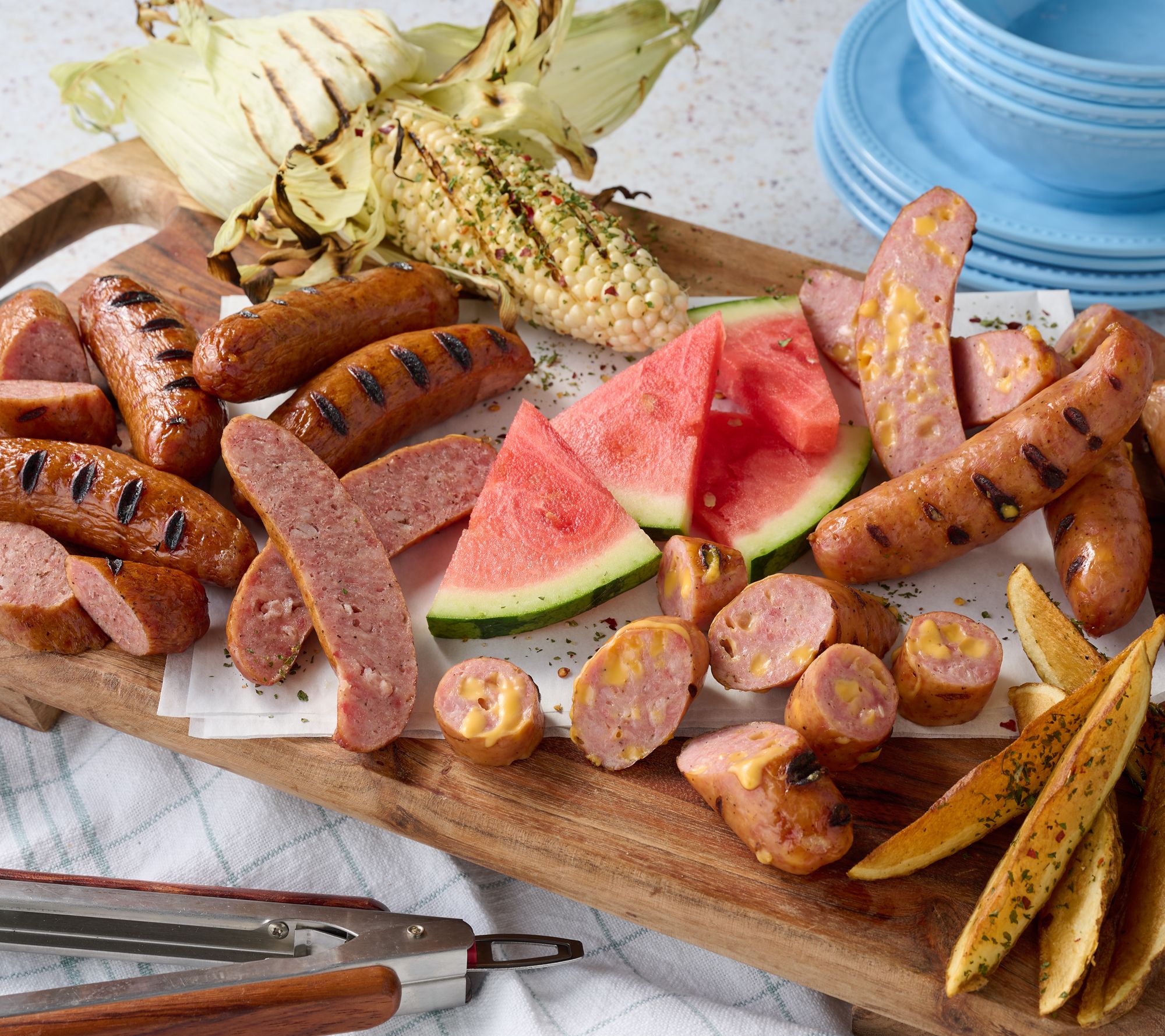 Corky's BBQ 8-lbs of Sweet & Smokey Original or Stuffed Sausage