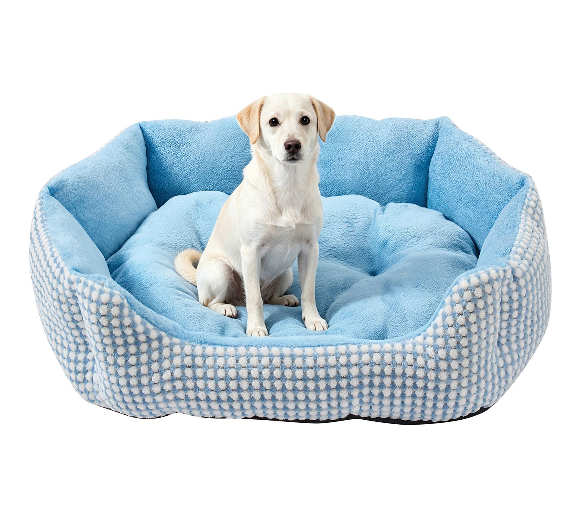 Sleepy Tail Society Scrappy Cuddler Pet Bed, 20" x 16"