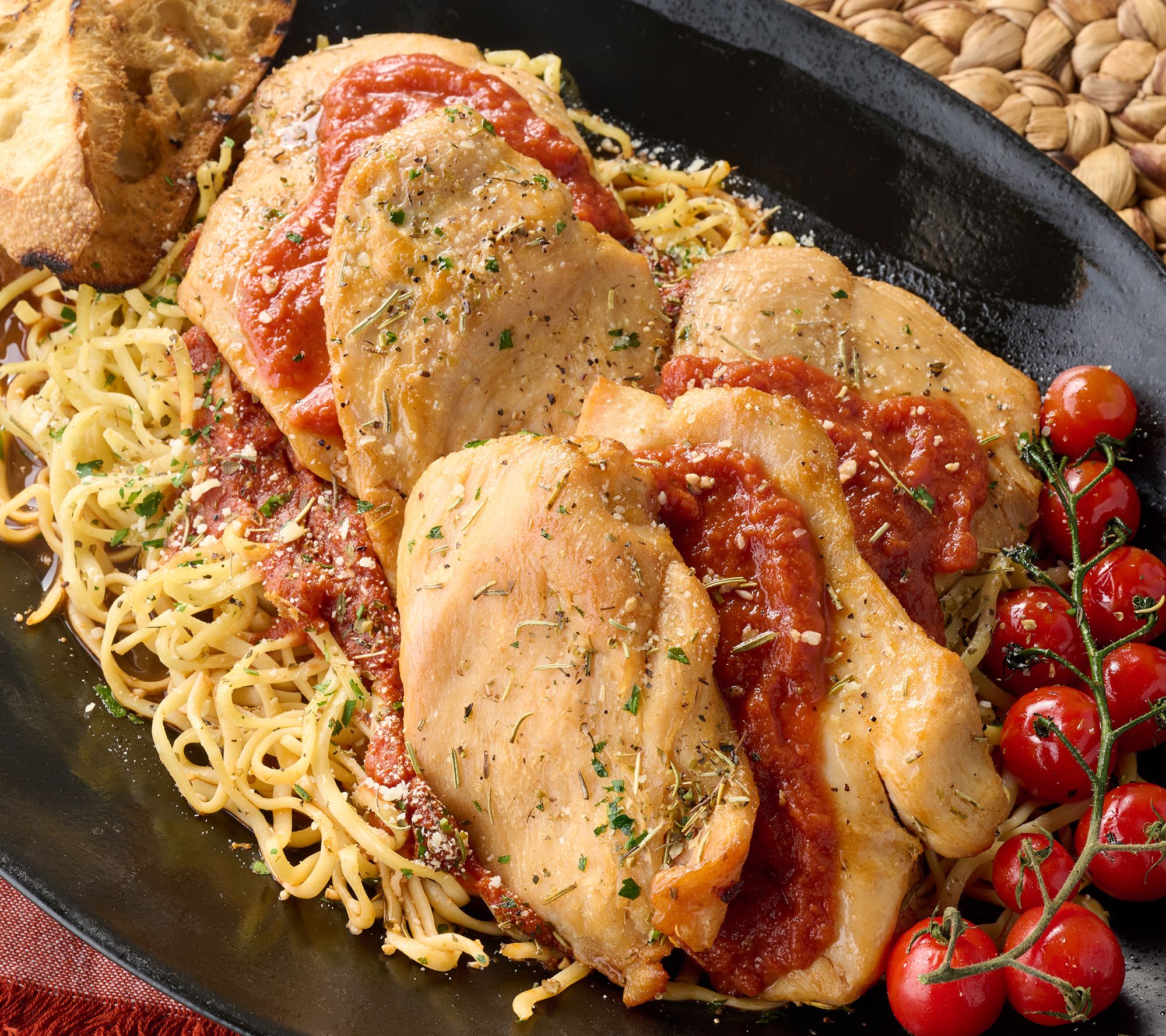 Mama Mancini's (20) 4.5-oz Roasted Chicken Cutlets w/Sauce