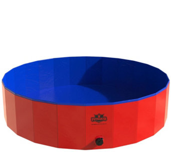 PETMAKER Foldable Pet Pool and Bathing Tub withCarrying Bag