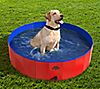 PETMAKER Foldable Pet Pool and Bathing Tub withCarrying Bag, 1 of 2