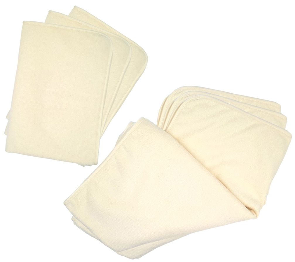 Don Aslett's 6 Piece Premium Microfiber Towelswith Satin Trim
