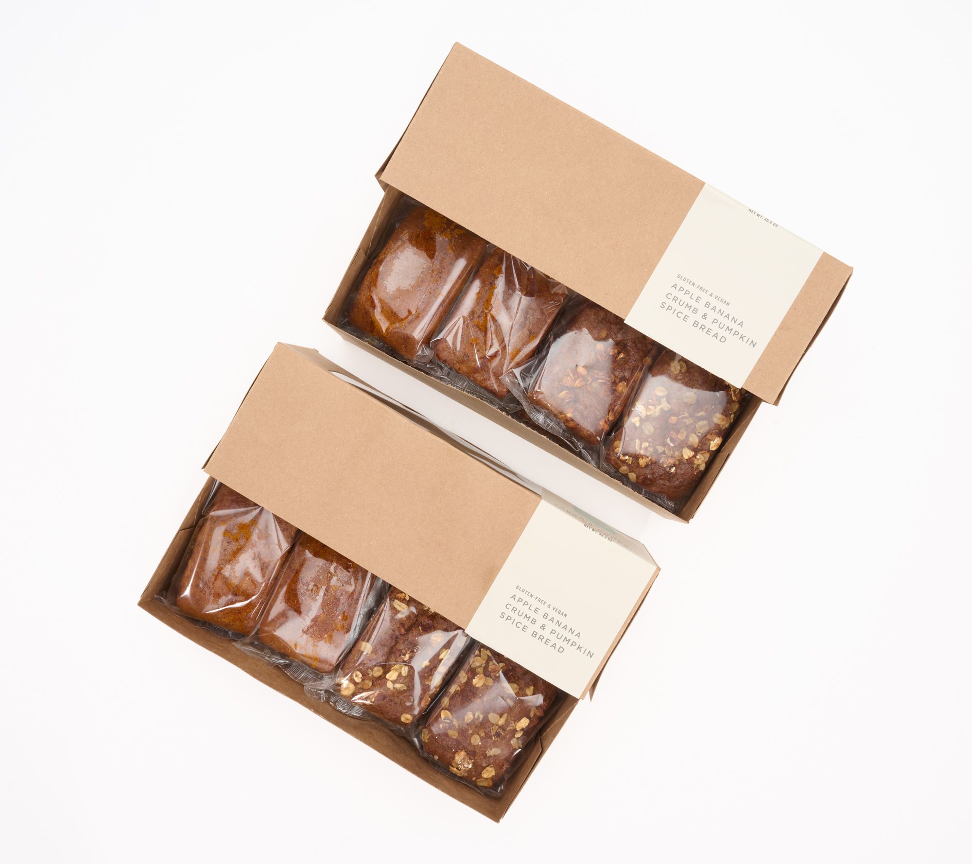 Sans Bakery Fresh Baked Vegan Goods (8) Mini Pumpkin or Apple Breads