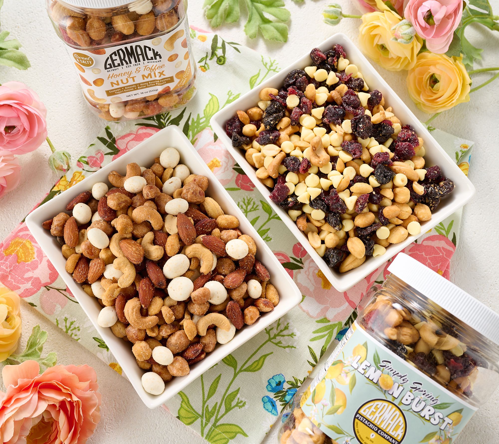 Germack (2) Jar Set Sweet Spring Nut Mixes