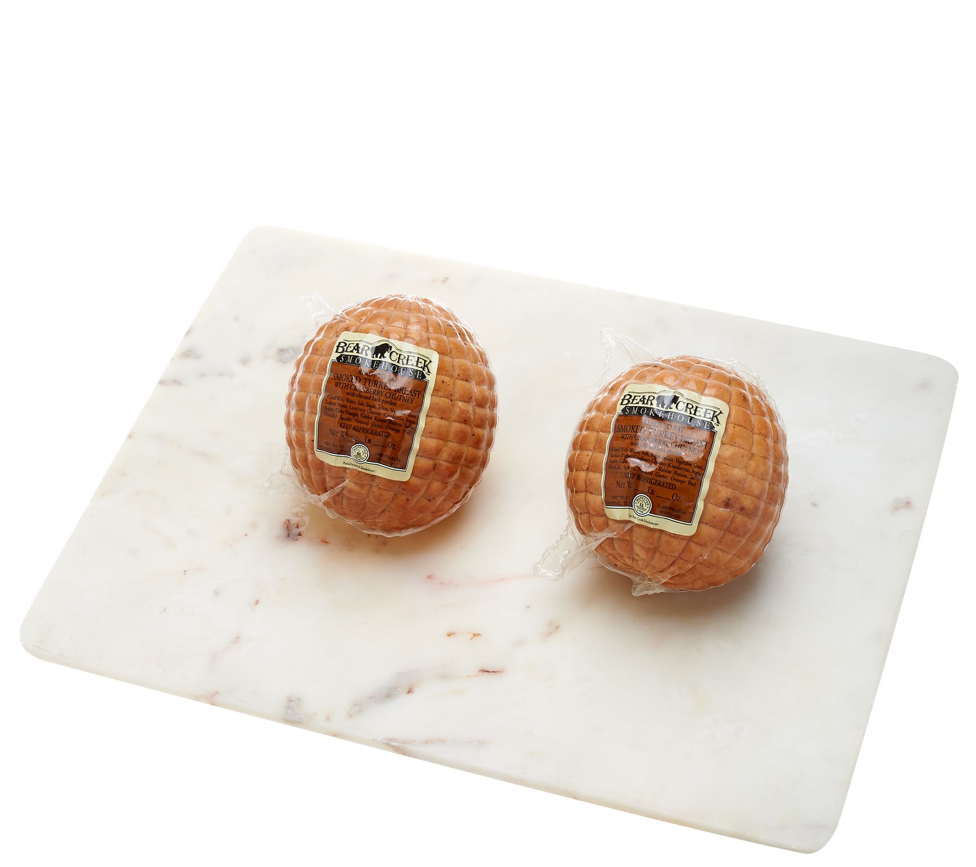 Bear Creek Smokehouse (2) 2lb Cranberry Turkey Breasts