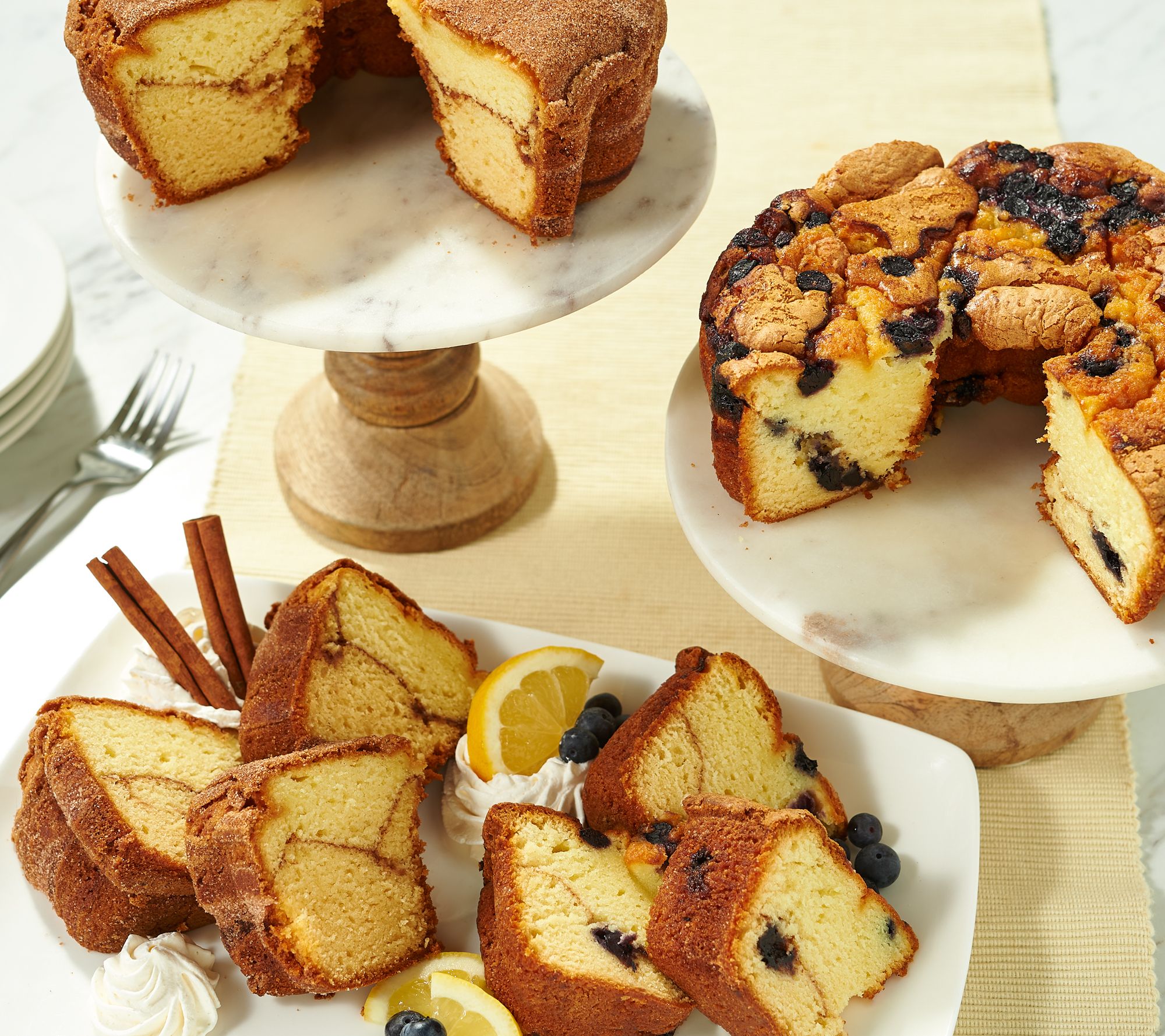 My Grandma's (2) 28oz_Lemon Blueberry and Cinnamon Coffee Cakes