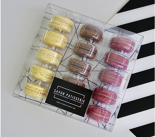 Savor Patisserie 15-Piece Dairy-Free French Macarons