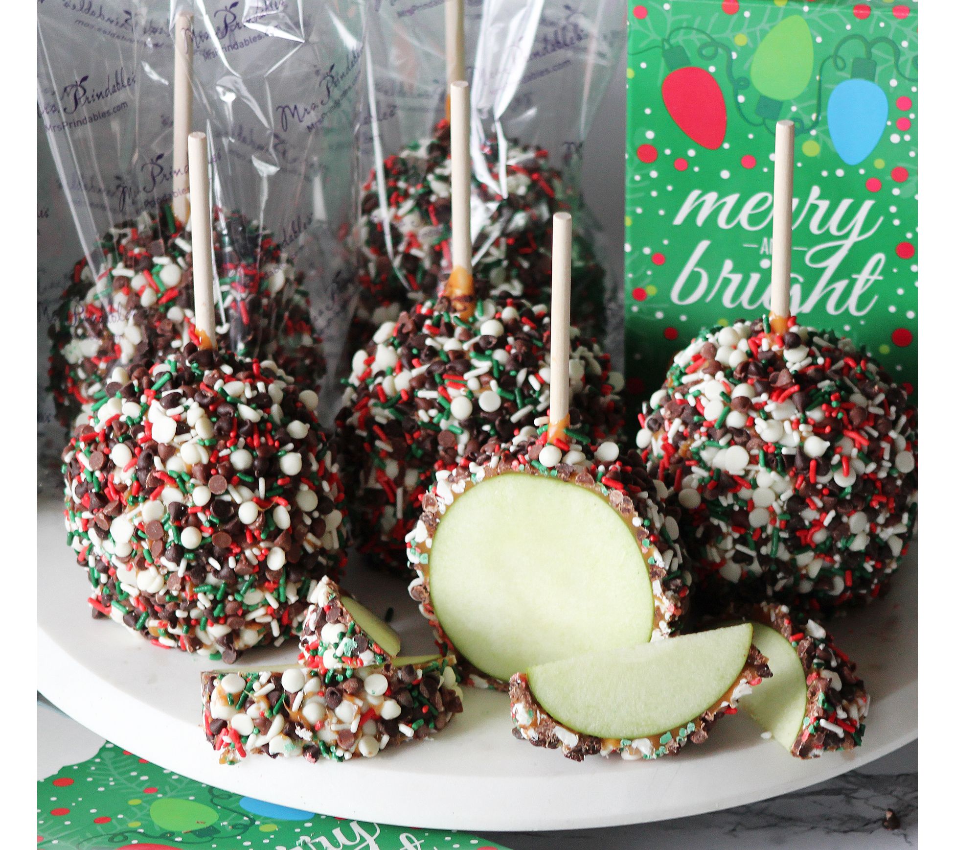 Ships 11/10 Mrs Prindable's 10 Pc Large Apple Assortment with Star Boxes