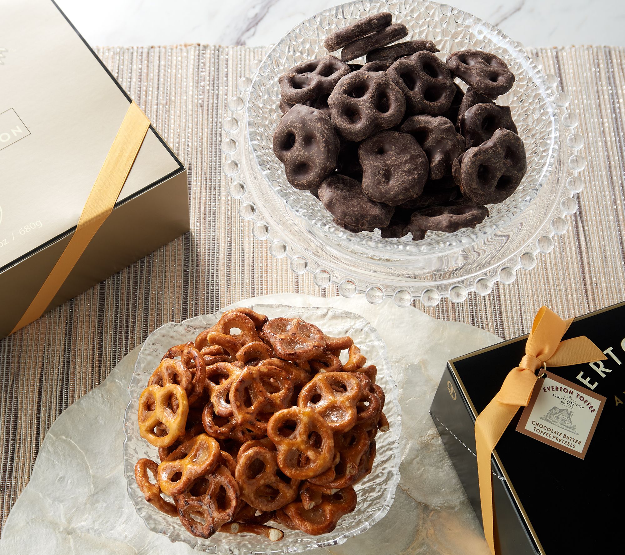 Everton Toffee 24 oz. Reserve Collection of Box Butter Toffee Pretzels