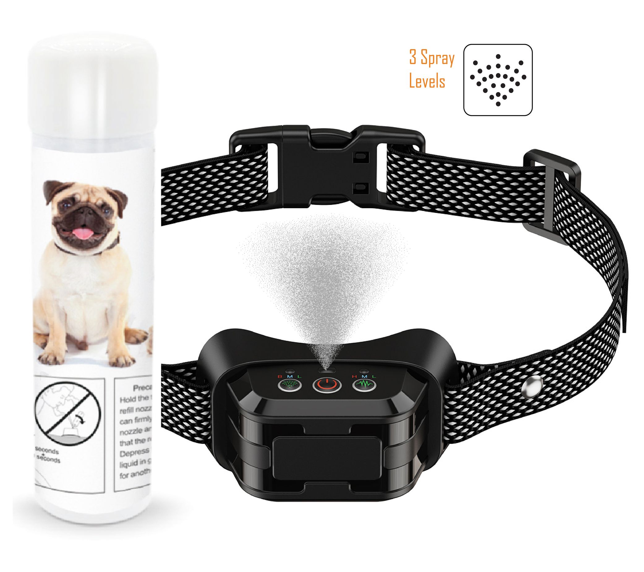 Pet Life Bark-Myst Spray Collar
