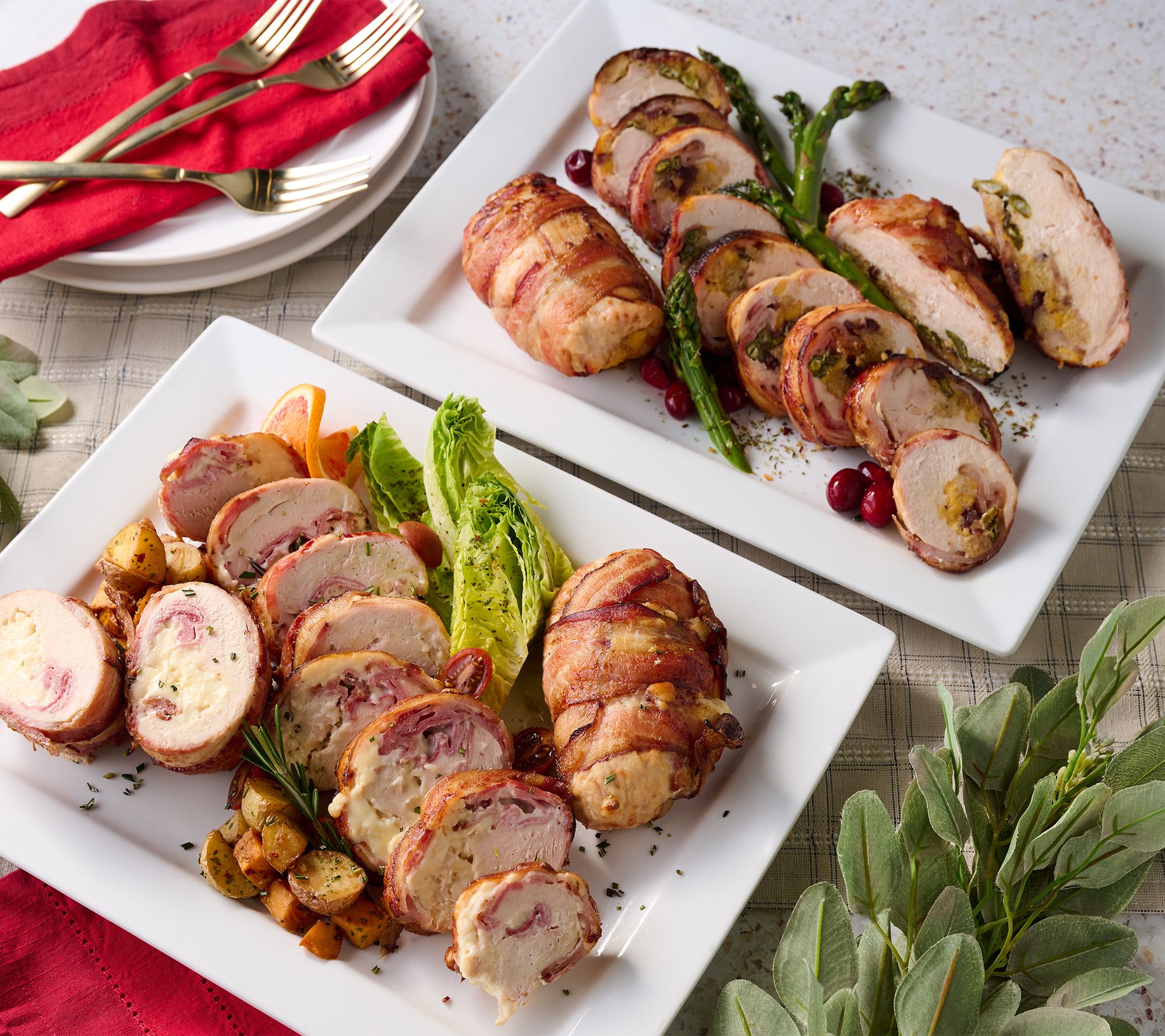 Family Farms (8) 14-oz Bacon Wrapped Stuffed Chicken Auto-Delivery