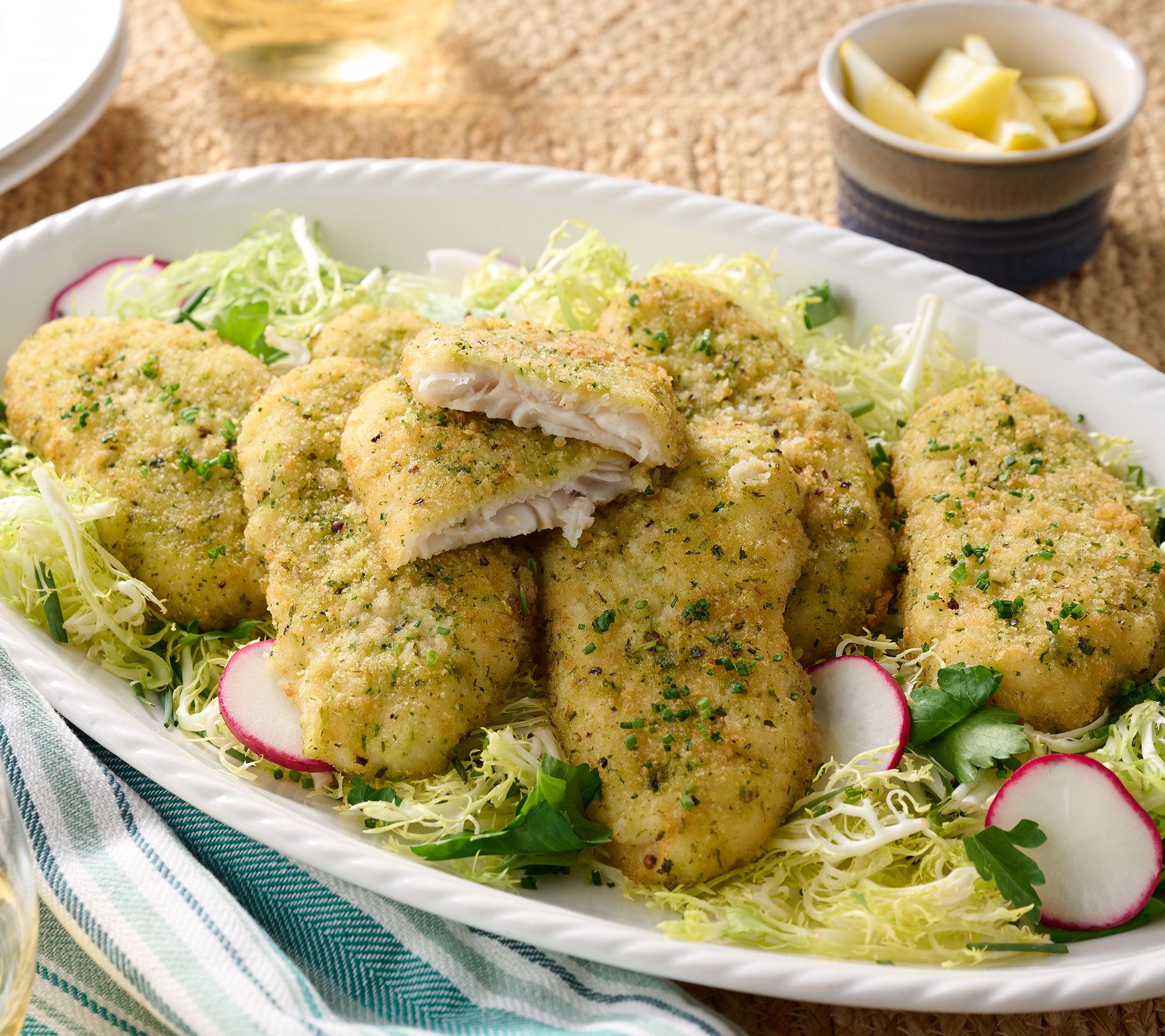 Anderson Seafoods (10) 3oz Garlic and Herb Cape Hakes