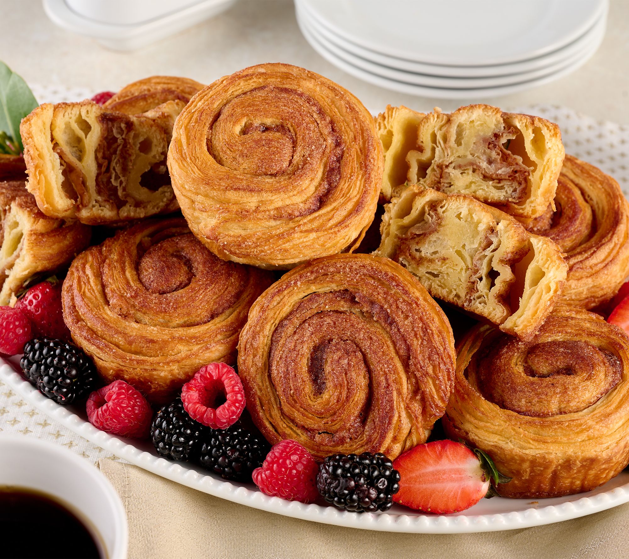 KRMA Foods (12) 2.61oz Butter Parisian Twist Pastries Auto-Delivery