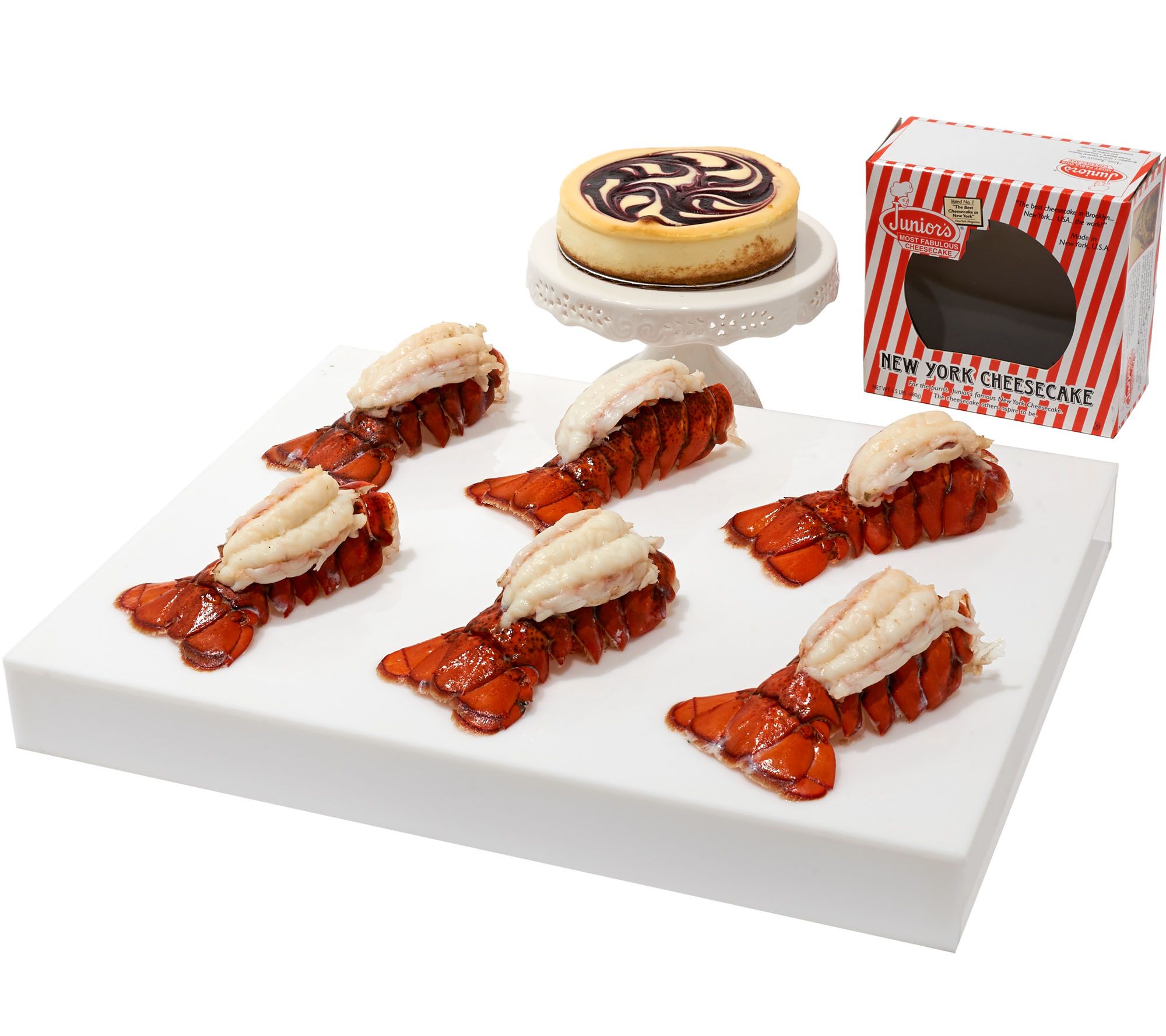 Lobster Gram (6) 56 oz. Lobster Tails with Junior's AutoDelivery