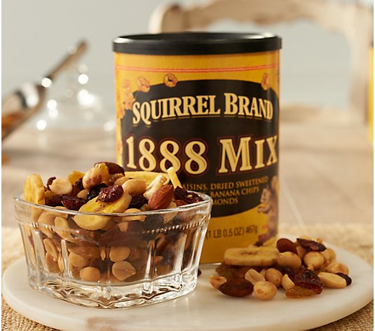 Squirrel Brand (4) 16.5-oz Cans Original 1888 Nut Mix