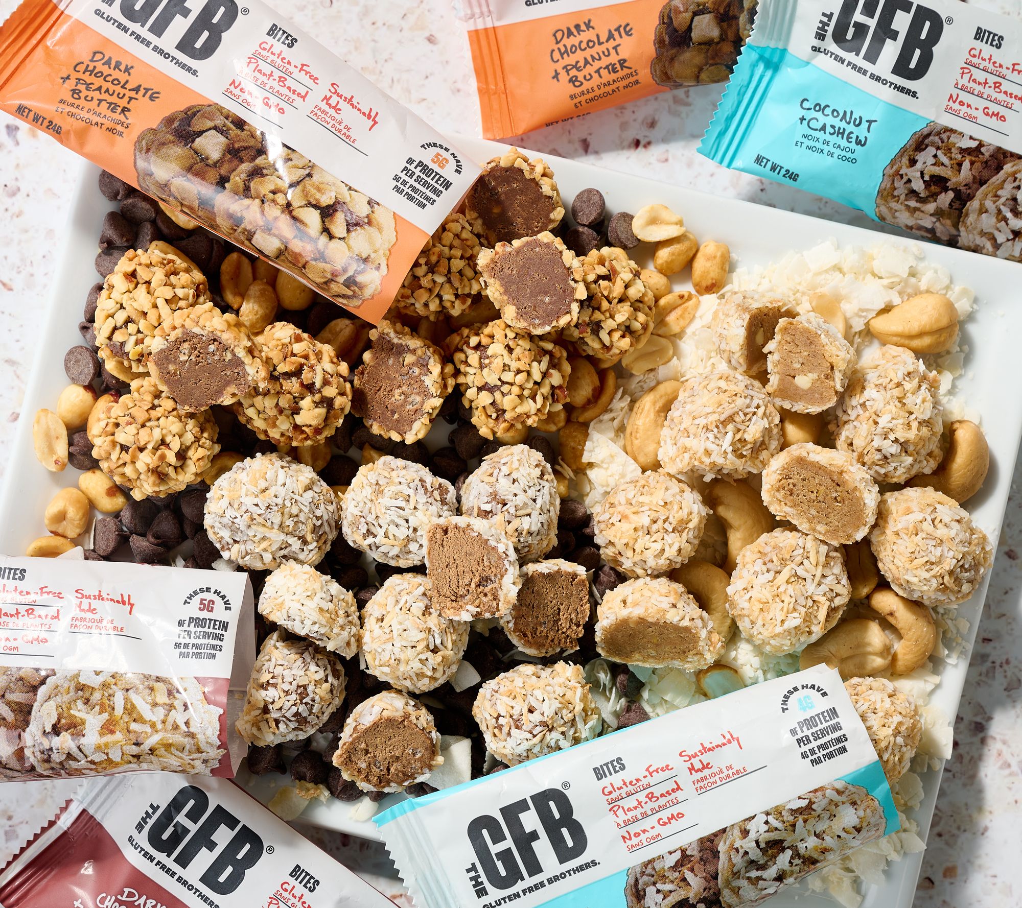 The GFB (15) 0.8oz Single Serve Twin Pack Protein Bites