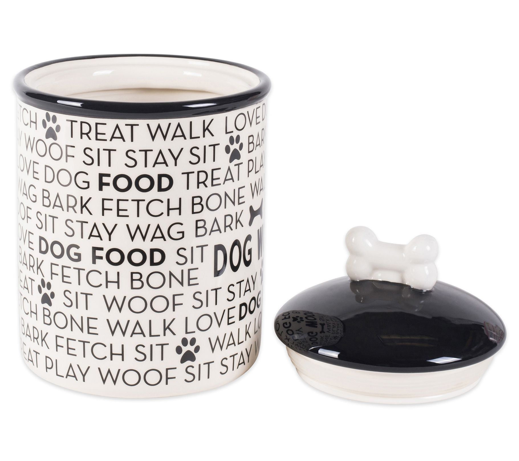 Black dog clearance treat jar