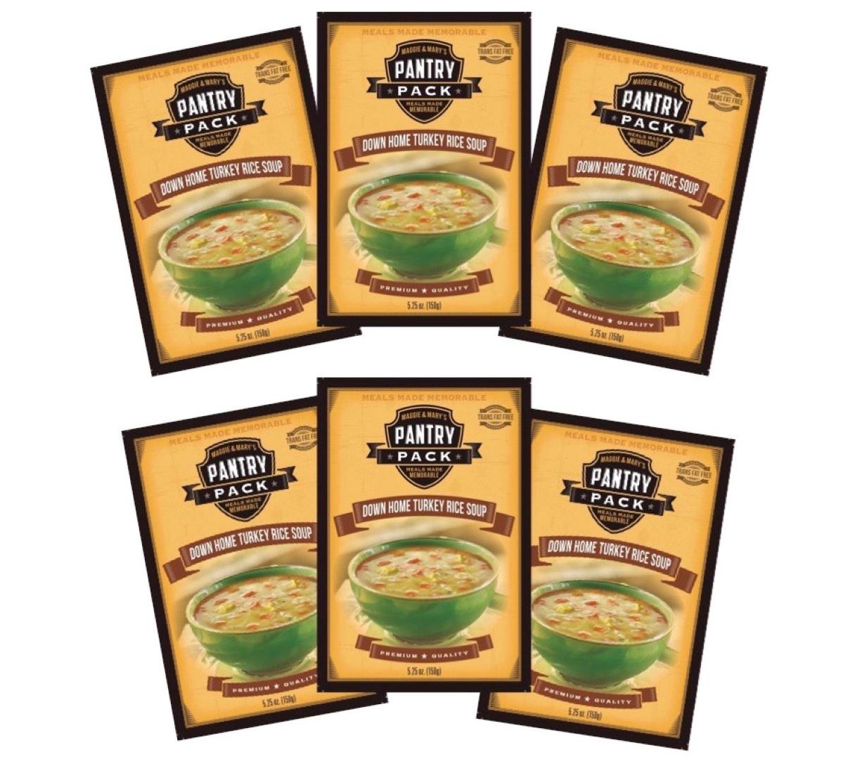 Maggie and Mary's 6-Pack Turkey Rice Soups - QVC.com