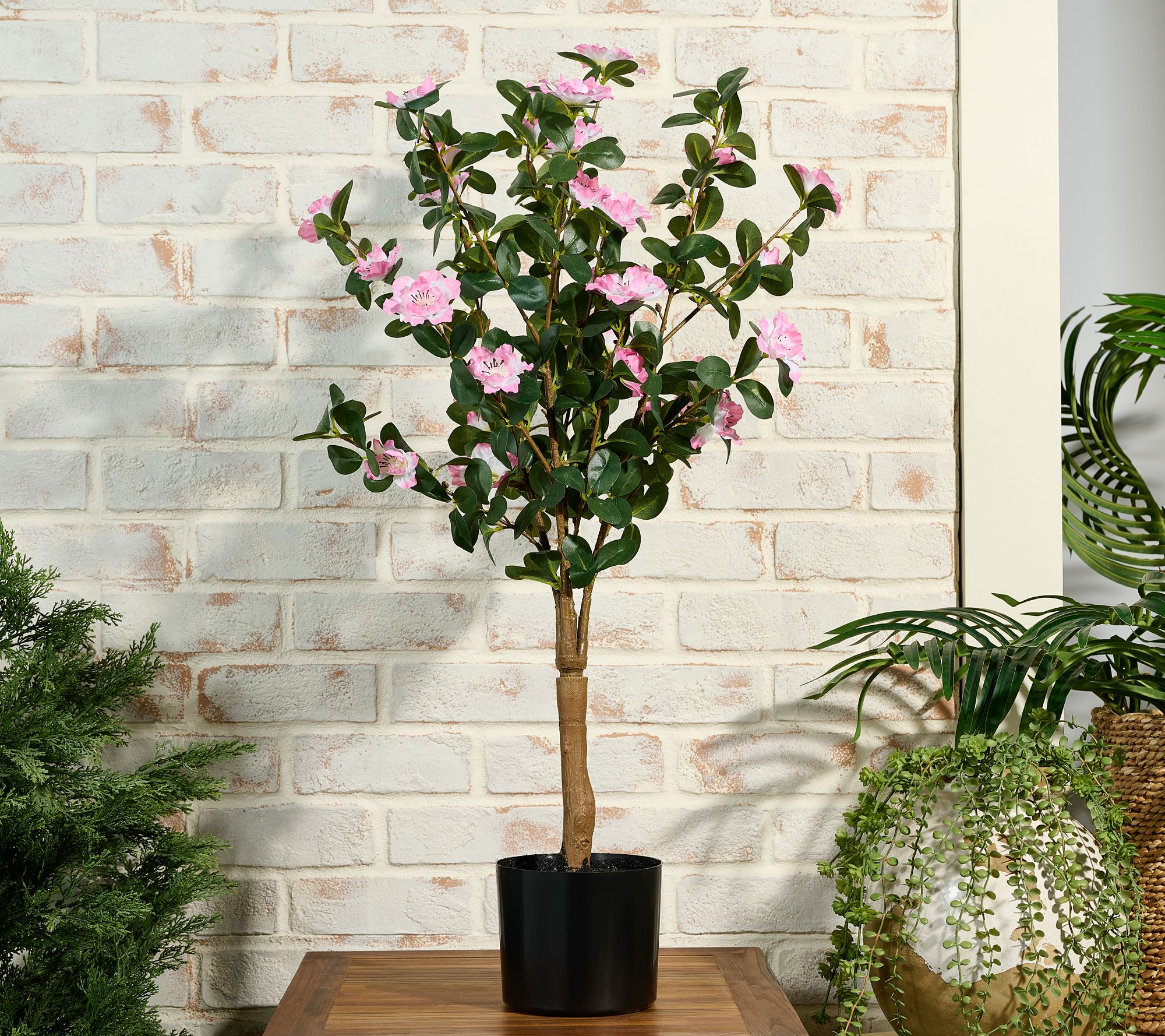 As Is Wicker Park 3' Faux Indoor/Outdoor Rhododendron