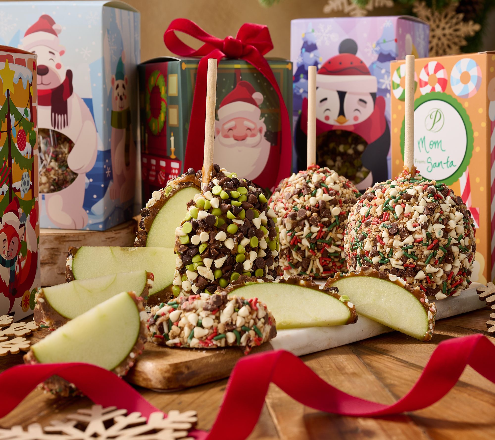 SH12/1 Mrs. Prindables (5) Large Holiday Apples Auto-Delivery