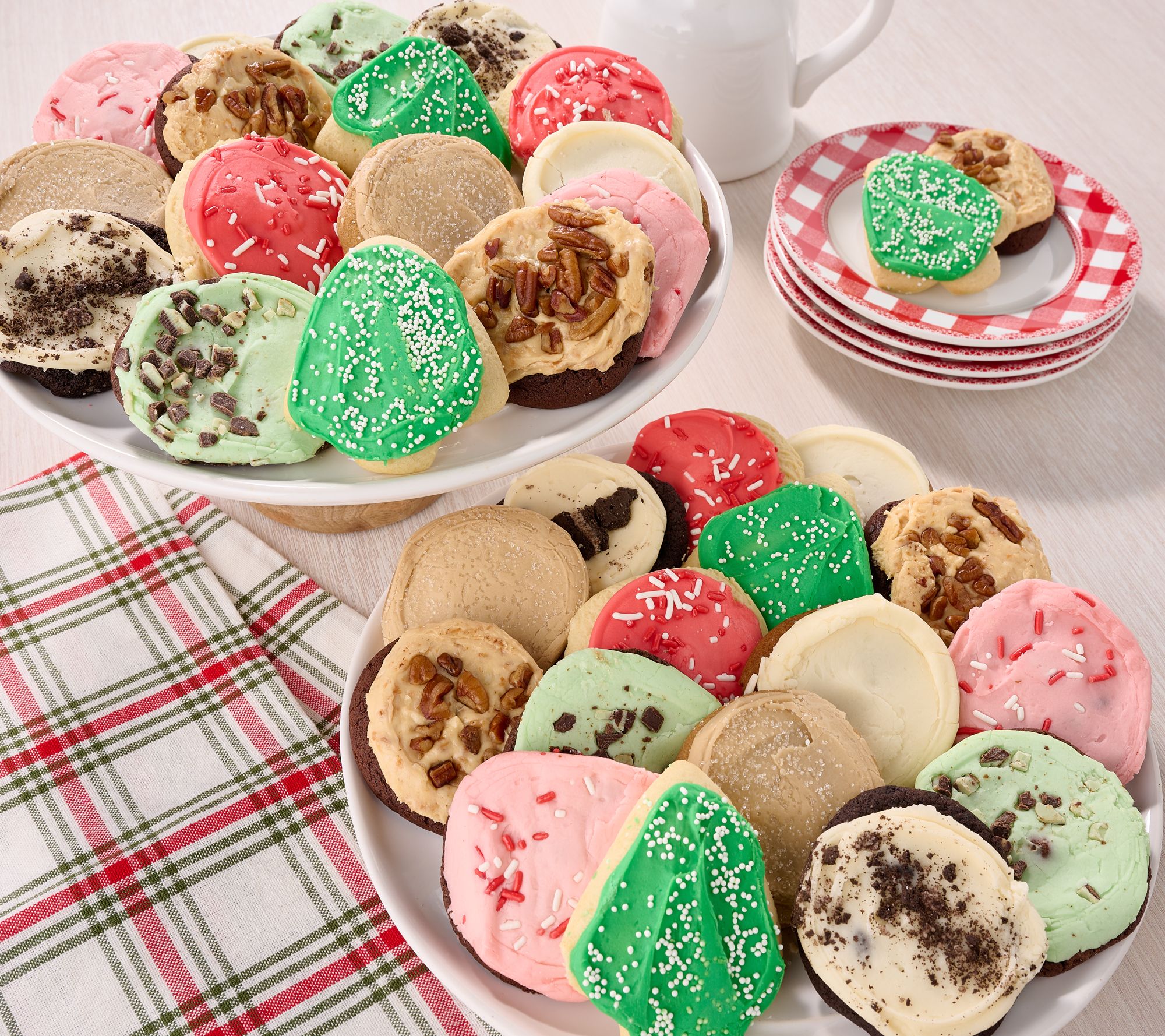 SH11/9 Cheryl's 48 Piece Holiday Frosted Cookies Auto-Delivery